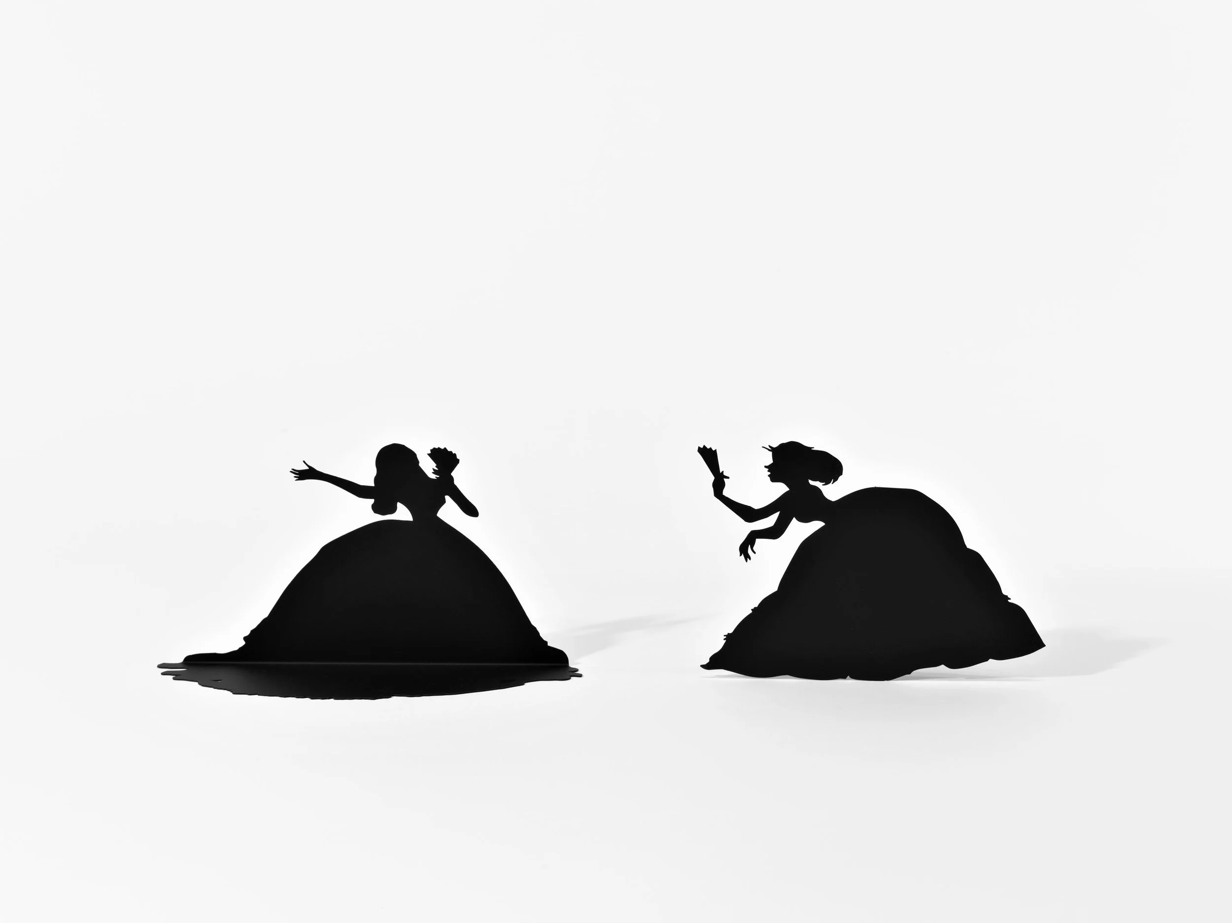 "Detail," Burning African Village Play Set with Big House and Lynching, 2006. Painted laser cut steel, 22 parts, dimensions variable © Kara Walker. Images courtesy of Sikkema Jenkin & Co., New York