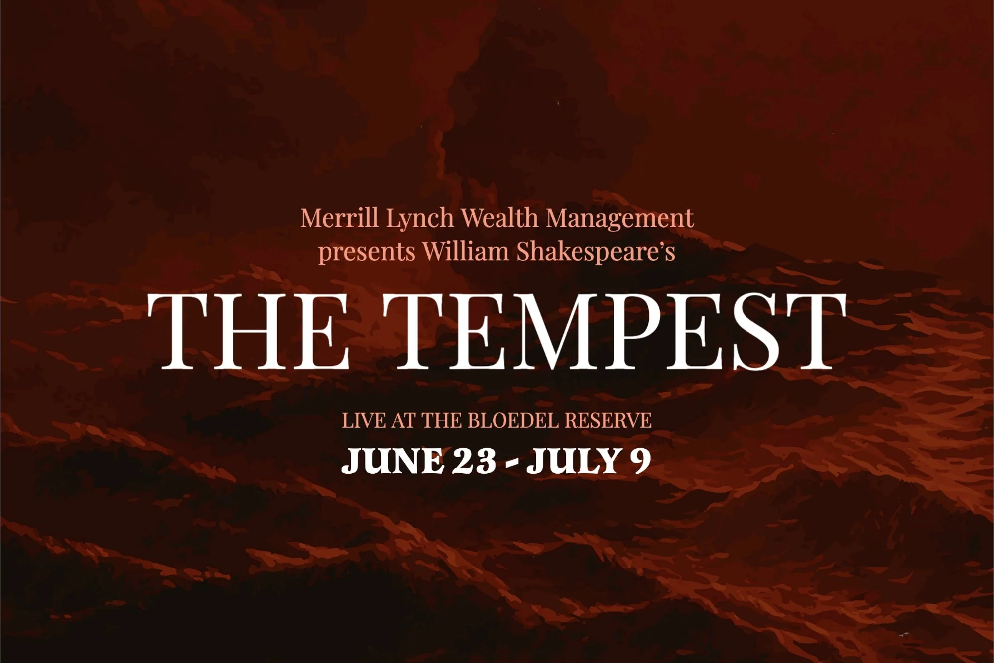 Shakespeare's "The Tempest" at Bloedel Reserve — Bainbridge Performing Arts