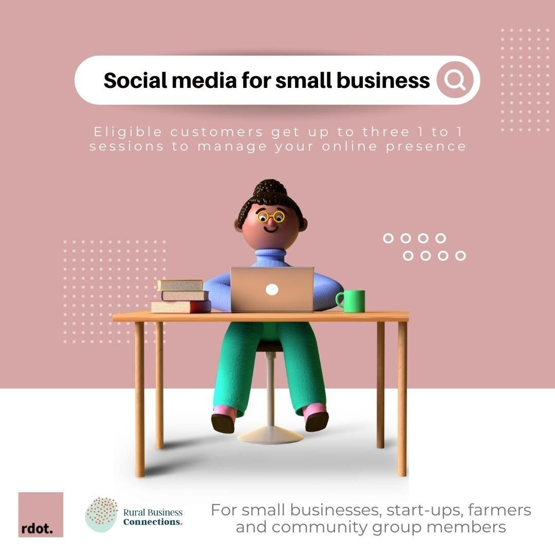 🖥 Are you struggling with your business social media? 
🌐 Want to grow your business presence online? 
📲 or Just need that little bit of support to get you up and running?

@rdot.consultants is proud to parter with @ruralbusinessconnections to prov