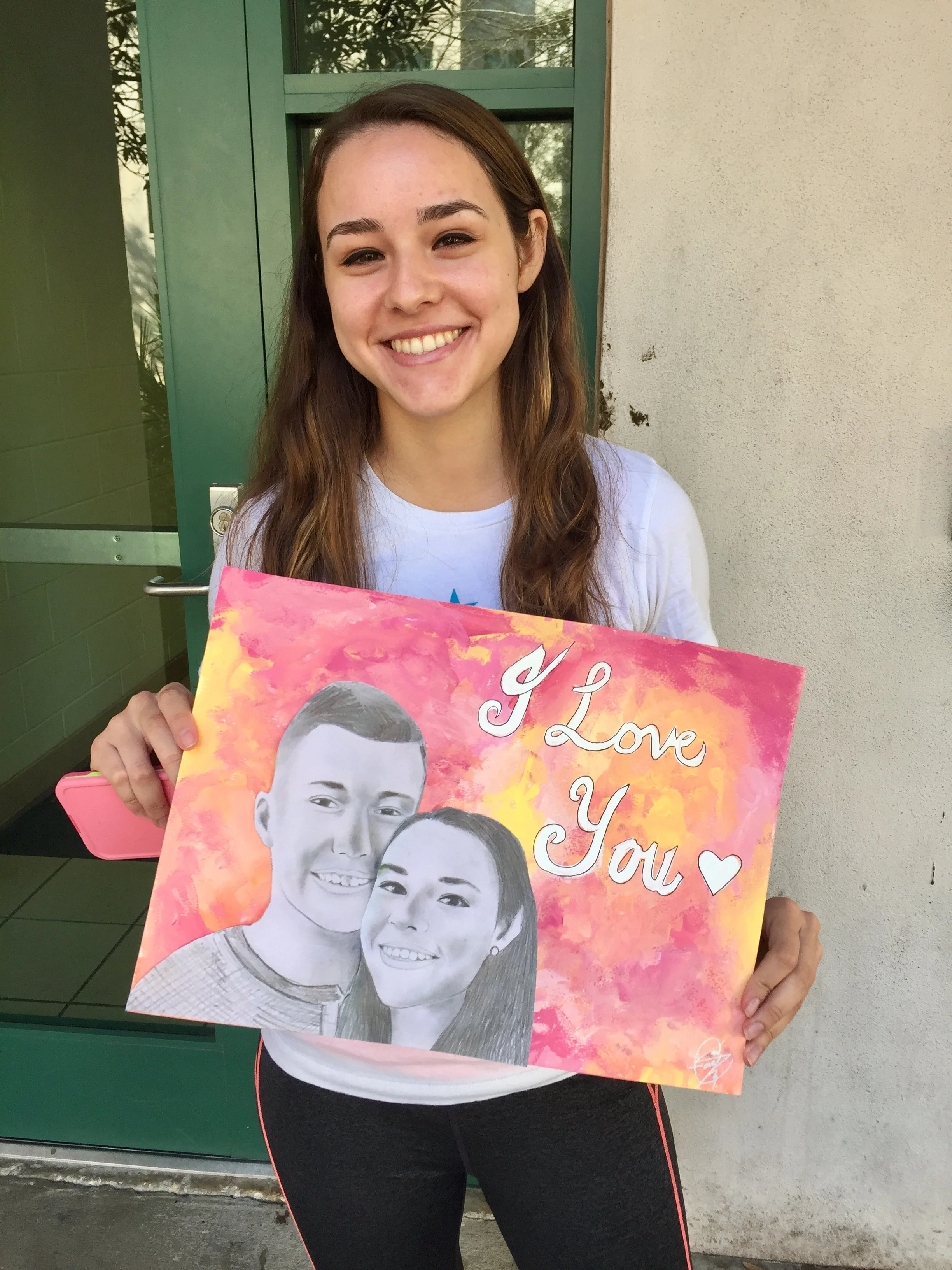 The first commission I’ve ever created, and the only “realistic” portrait commission I’ve ever done.
