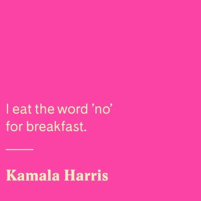 Go on ... show &lsquo;em what you&rsquo;re workin&rsquo; with this week! 🐯 #hearmeroar @kamalaharris #motivationmonday