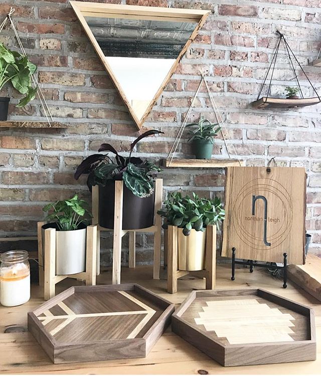 Good. Wood. 🌳 @normanleigh is handcrafted for your home! #hearmeroar #makersgonnamake