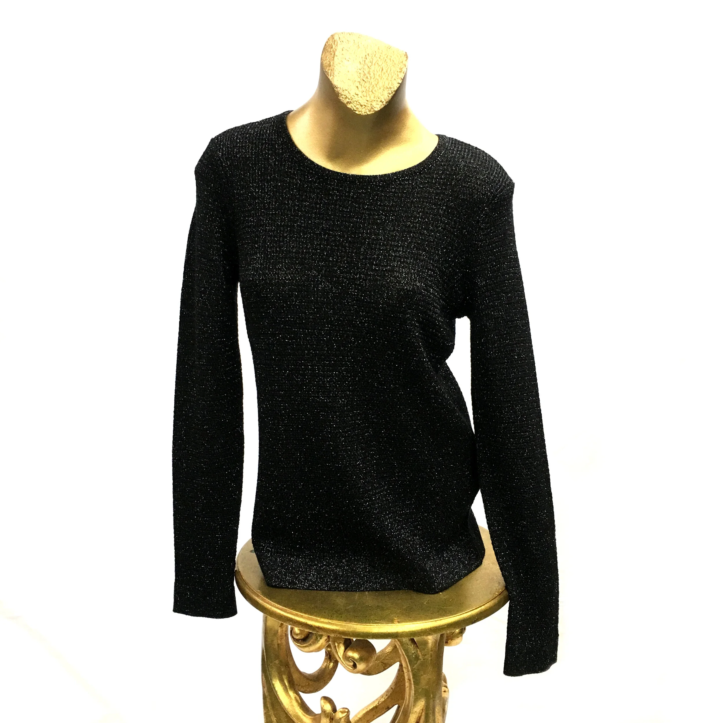 Merino Sparkle Crew Neck Top