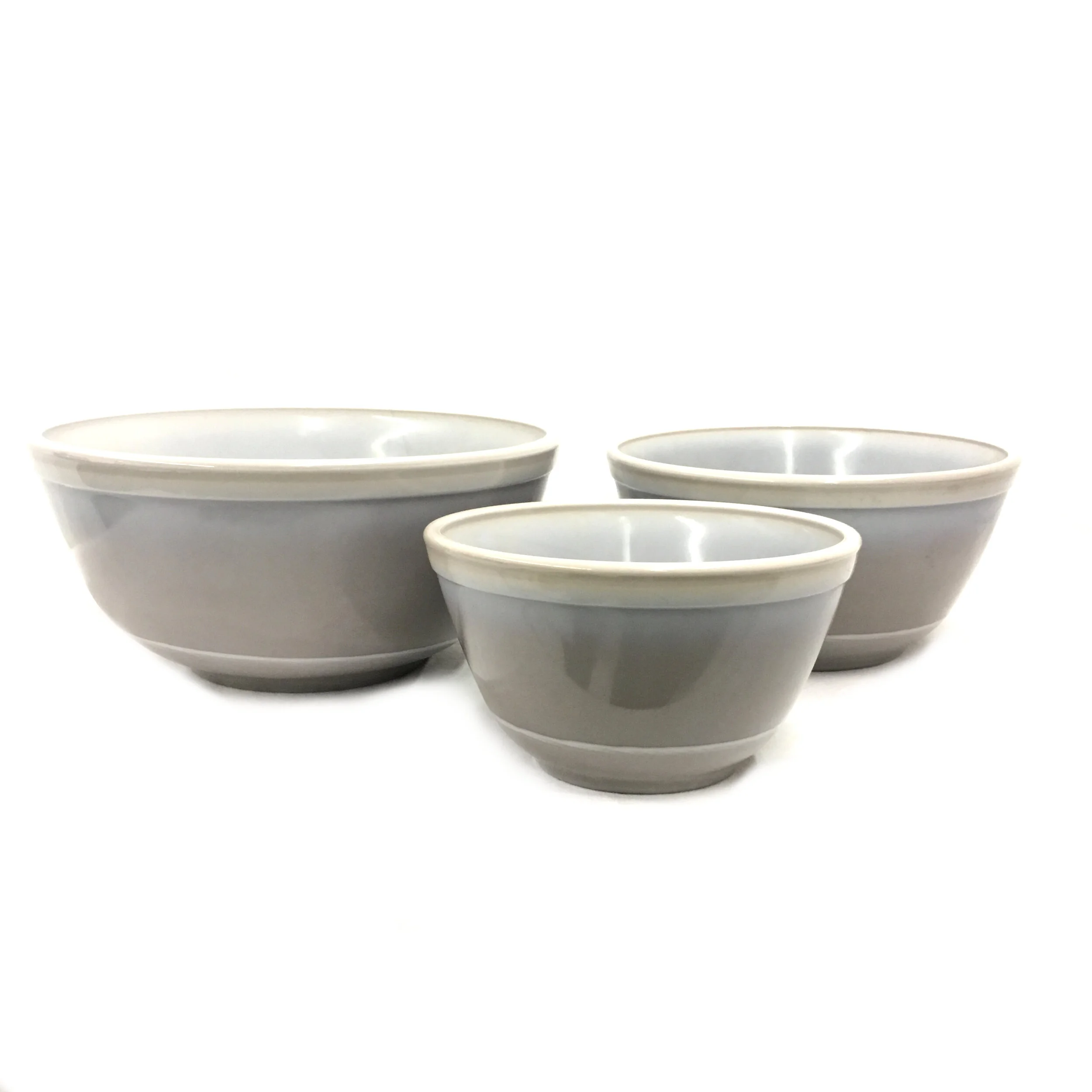 Three Piece Mixing Bowl in Marble