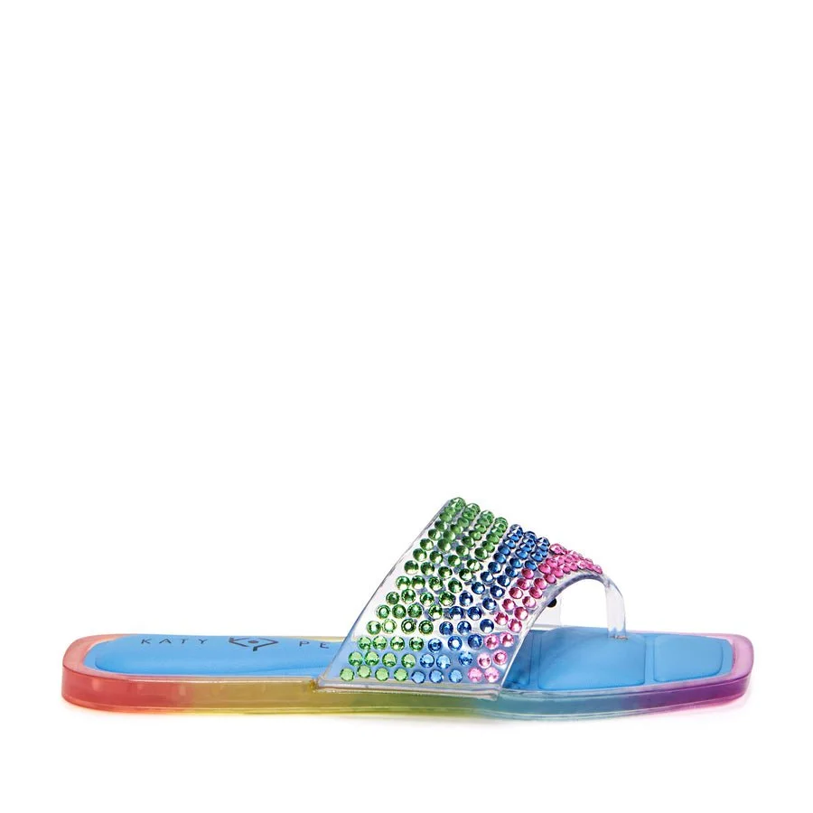 Slide Sandal Steve Madden Rainbow Rhinestone Sandals Slide Sandals