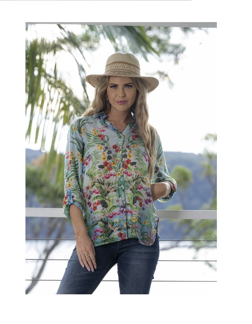 Tropical Silk Shirt