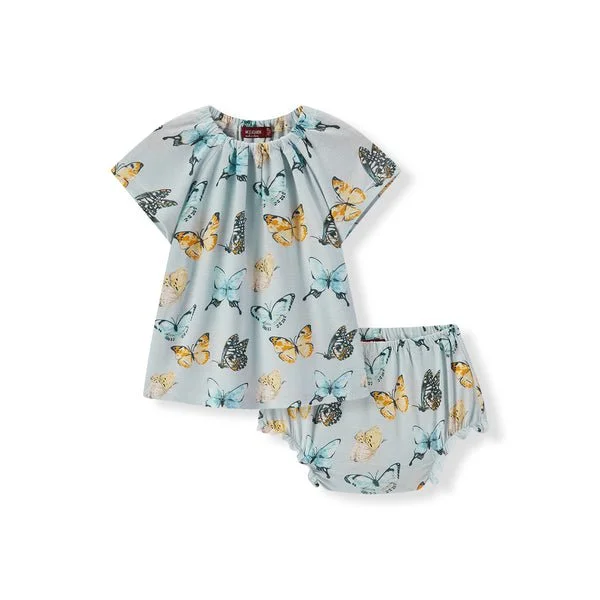 Butterfly Bamboo Dress & Bloomer Set