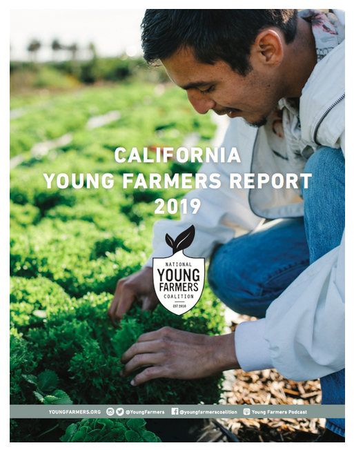 FROM NATIONAL YOUNG FARMERS COALITION’S WEBSITE: CALIFORNIA FARMERS POWER THE LARGEST AGRICULTURAL ECONOMY IN THE UNITED STATES — an extensive, complex, and diverse industry. The scale of its importance to the nation’s food system cannot be overstated: more than a third of the country’s vegetables and two-thirds of the country’s fruits and nuts are grown in California. This vast production is the harvest of over 70,000 farms worked by farmers and ranchers with varied experiences, each shaped by diverse geographies and backgrounds. The future of agriculture in California will depend on the next generation of farmers who are already stewarding the state’s fields, ranches, and orchards. The 2017 Census of Agriculture found that 27% of current principal operators in the state of California are beginning farmers — farmers with 10 years or less experience managing their current operation. Ensuring these farmers can sustain their livelihoods is critical to the state of California. This is a key moment to understand the needs and challenges facing the next generation of farmers and ranchers who will sustain California agriculture. This report summarizes those findings to offer a deeper understanding of the top challenges and barriers facing California’s young farmers and ranchers, particularly farmers of color. With invaluable input from these farmers, we are drawing a roadmap for legislators, technical service providers, and partner organizations to build a brighter future with farmers in California. Authors/ Mai Nguyen, Martin Lemos, National Young Farmers Coalition staff Organization National Young Farmers Date Published Thursday, Apr 25, 2019