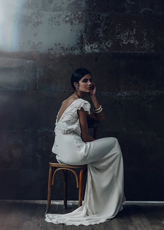 Laure De Sagazan Wedding Dress - Verlaine Dress