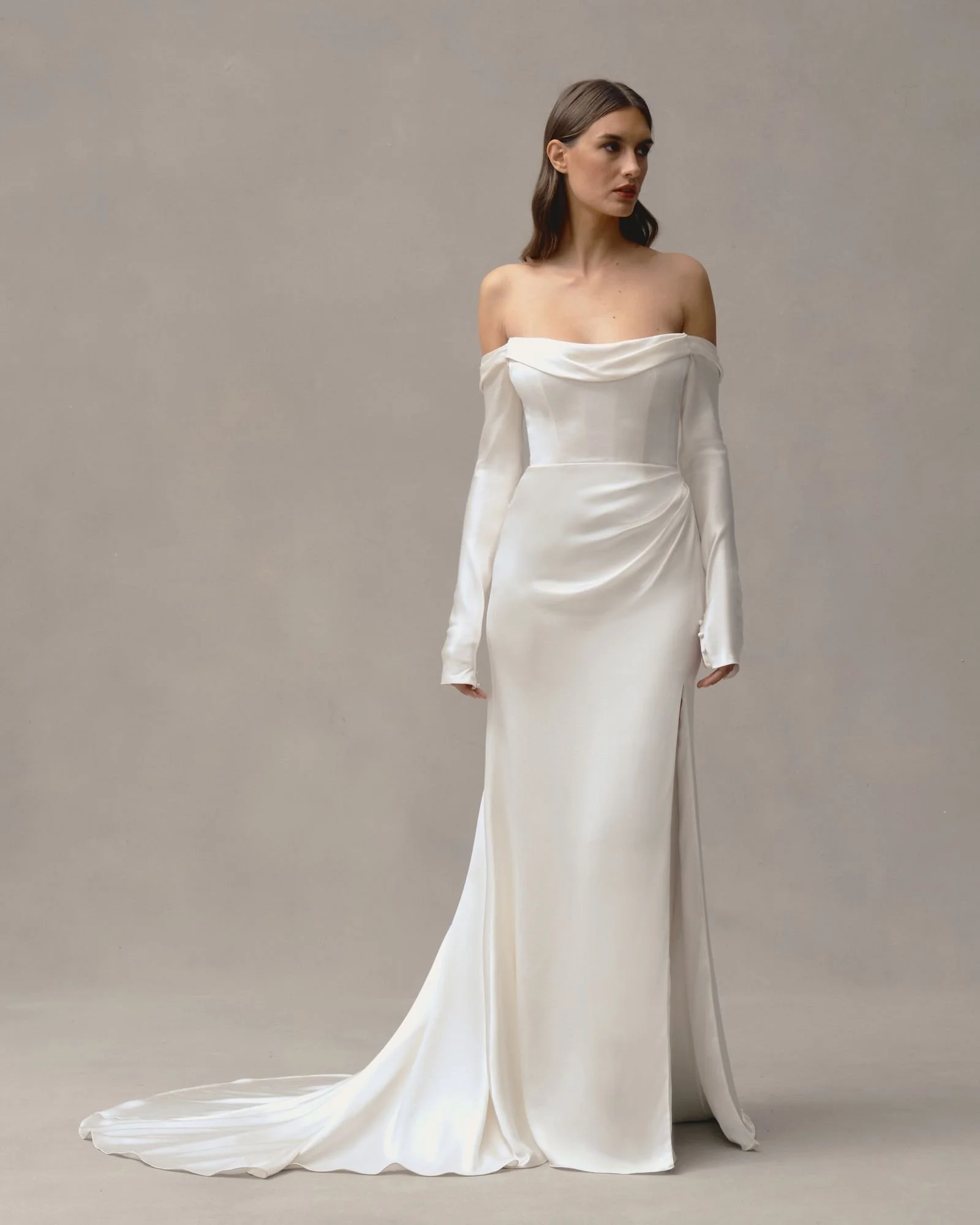 Forsythia wedding dress by Alexandra Grecco