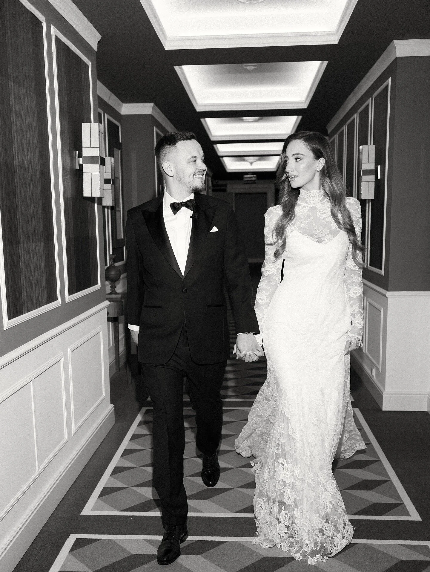 ZO &amp; WILLOW BRIDE | Beautiful Dominika @do.ffmann wore a lace gown by @halfpennylondon on her big day. 

Dominika herself is a wedding planner, so she knows a thing or two about weddings. We adore the bridal look completed with the Marcy veil by 
