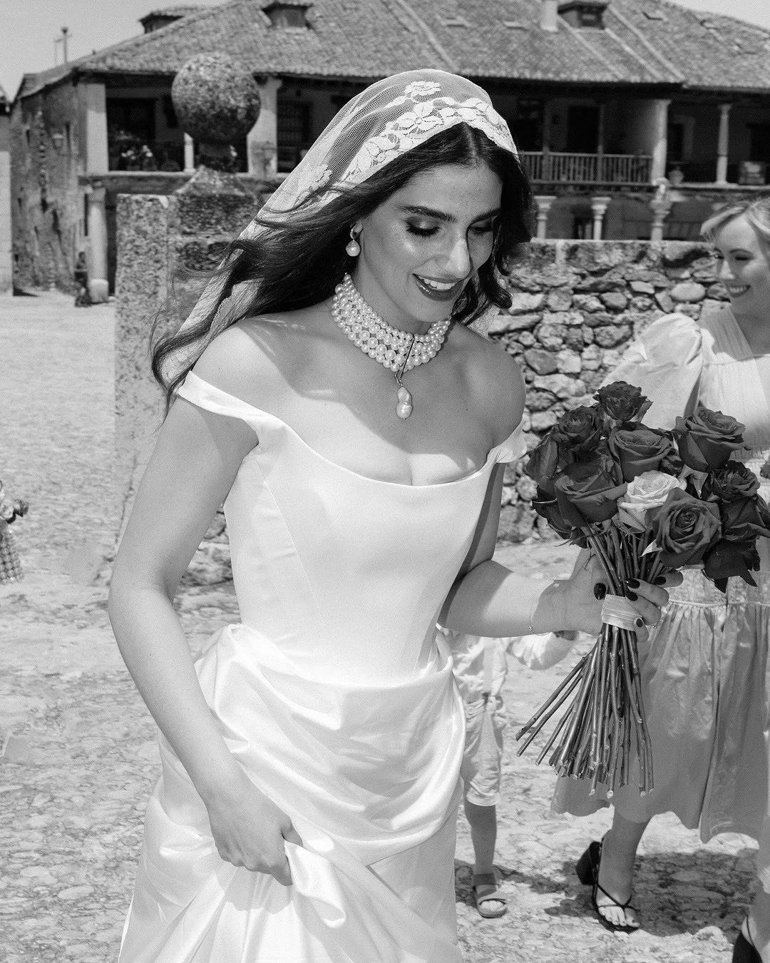 Real Bride Melissa in @viviennewestwood &amp; just shining in Nova Camille dress. 

We absolutely adore how Melissa styled the dress with the lace veil.  Every detail has been artfully styled!
Congrats to all the vendors below.

Discover our edit of 