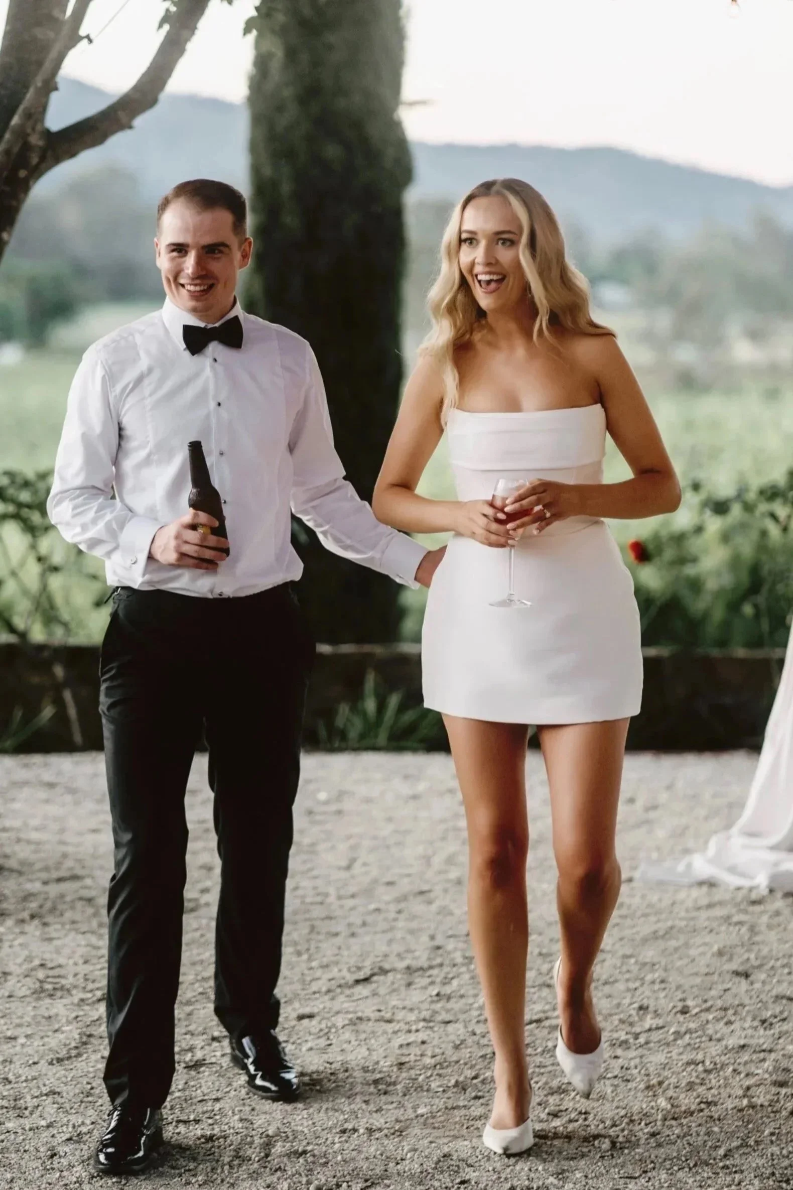 Kasia corset &amp; Kasia Mini Skirt by KYHA Bride