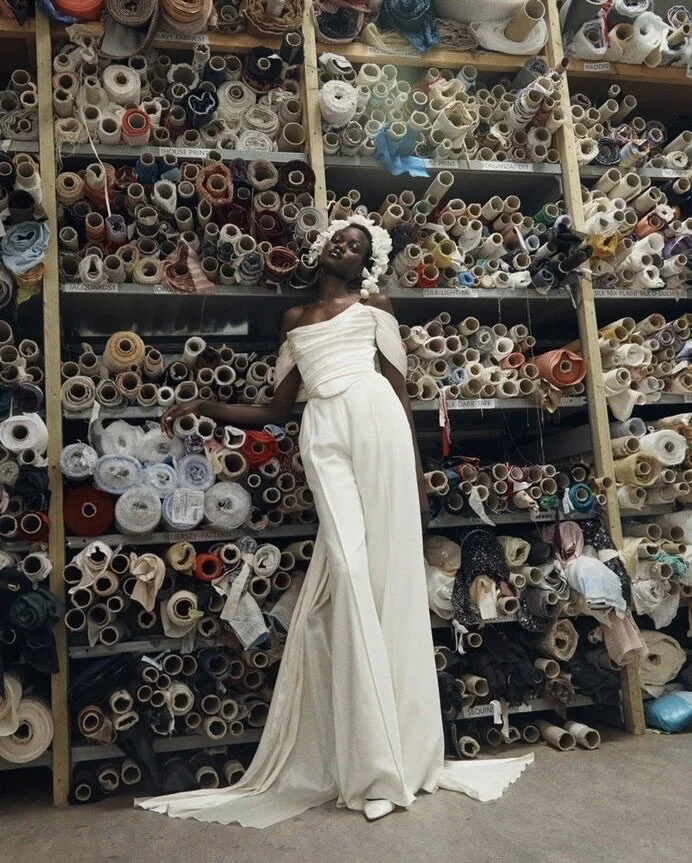 The Vixen corset by @viviennewestwood reimagines signature elements of the archival Ball Tie gown, with modern, romantic sensibility. Light stretch satin cascades over a structured corset, sculpting the d&eacute;colletage, while draping gently across