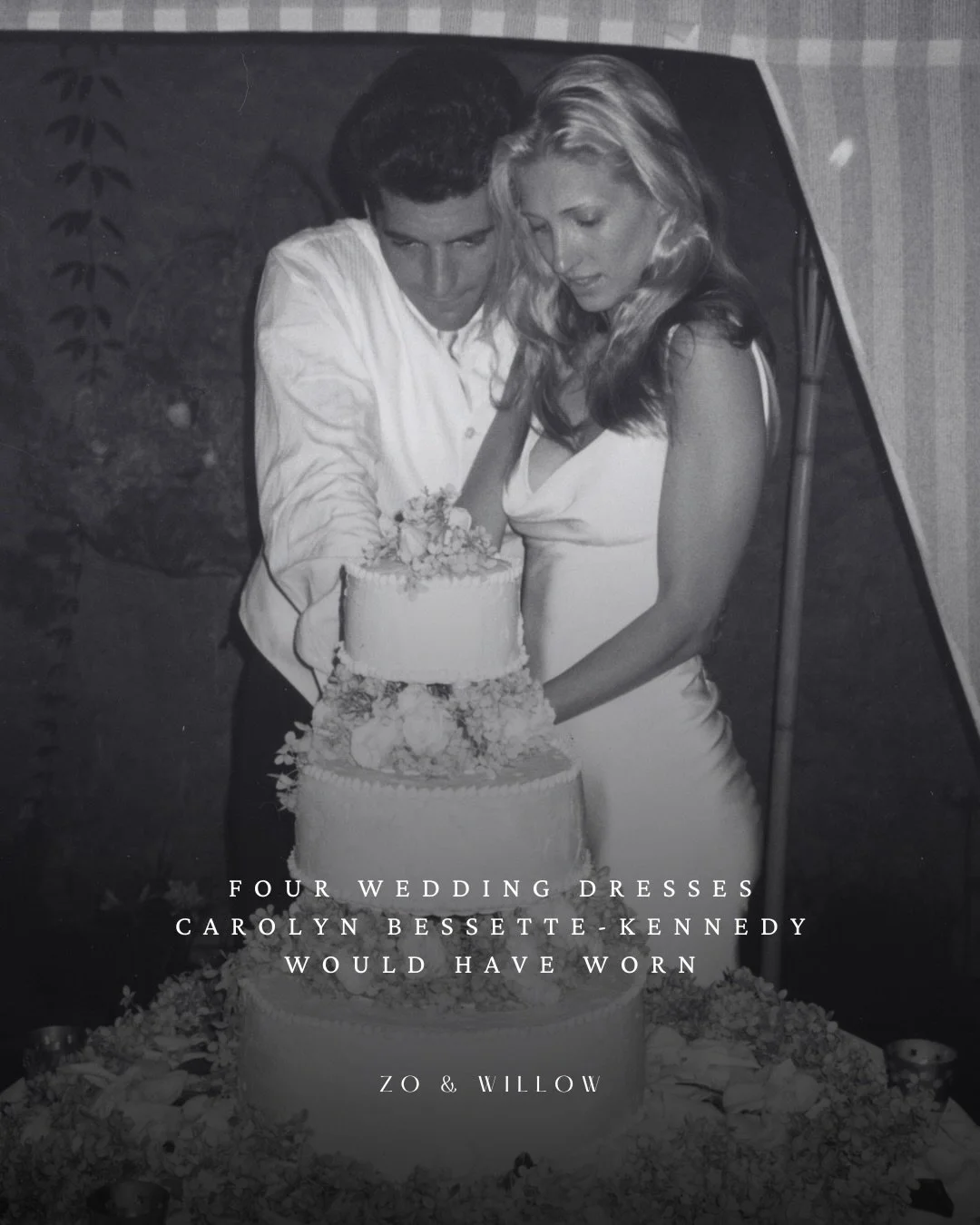 Top four wedding dresses that Carolyn Bessette-Kennedy would have worn. 

Featuring:
Harriet by @alexandragrecco, made of 100% natural silk. The most effortless yet sophisticated slip gown there is, with a gorgeous bias cut. 

Colette by @alexandragr