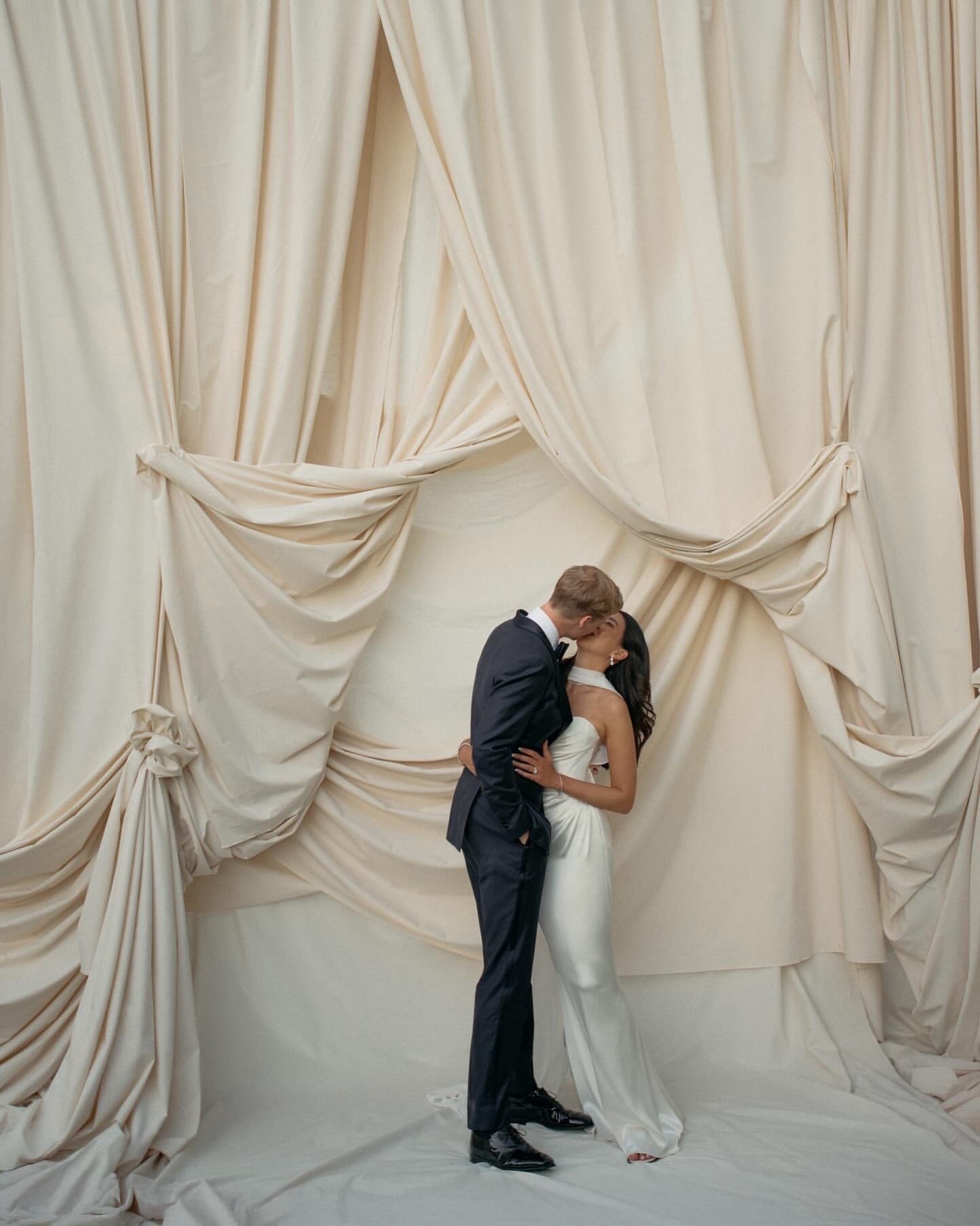 REAL BRIDE | Emily wore the Cecilia wedding dress by @katherinetash for her big day in Mallorca. 

Cecilia is the epitome of an elegant bridal gown: a natural silk slip dress with a hidden interior corset. 

Zo &amp; Willow is an official stockist of