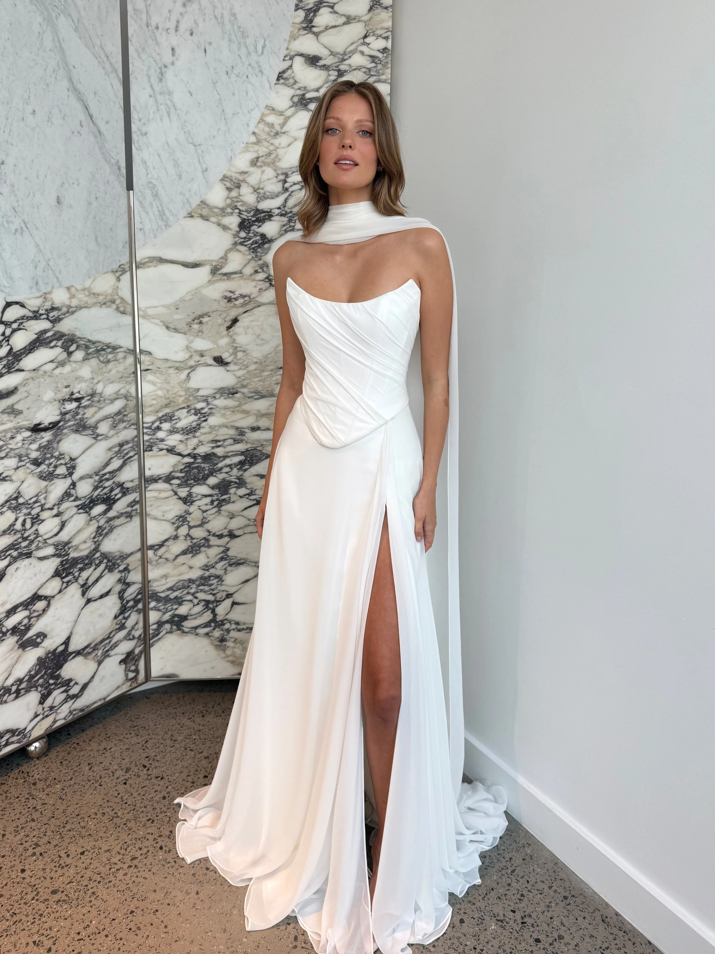 Bassett wedding skirt by KYHA Bride