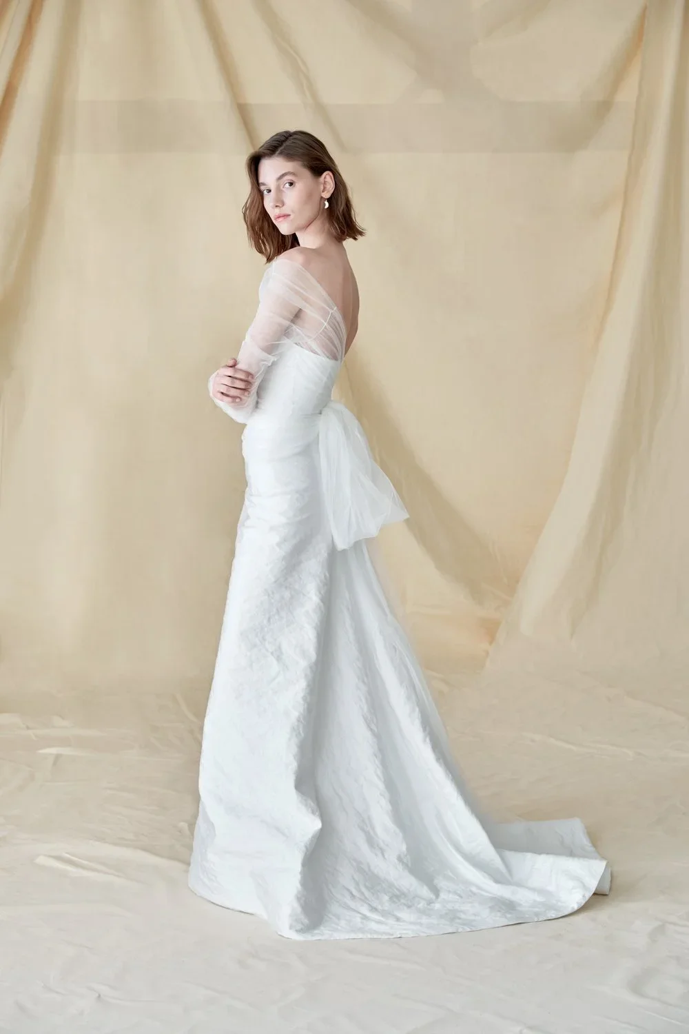 Vega tulle wrap-around top by Cortana