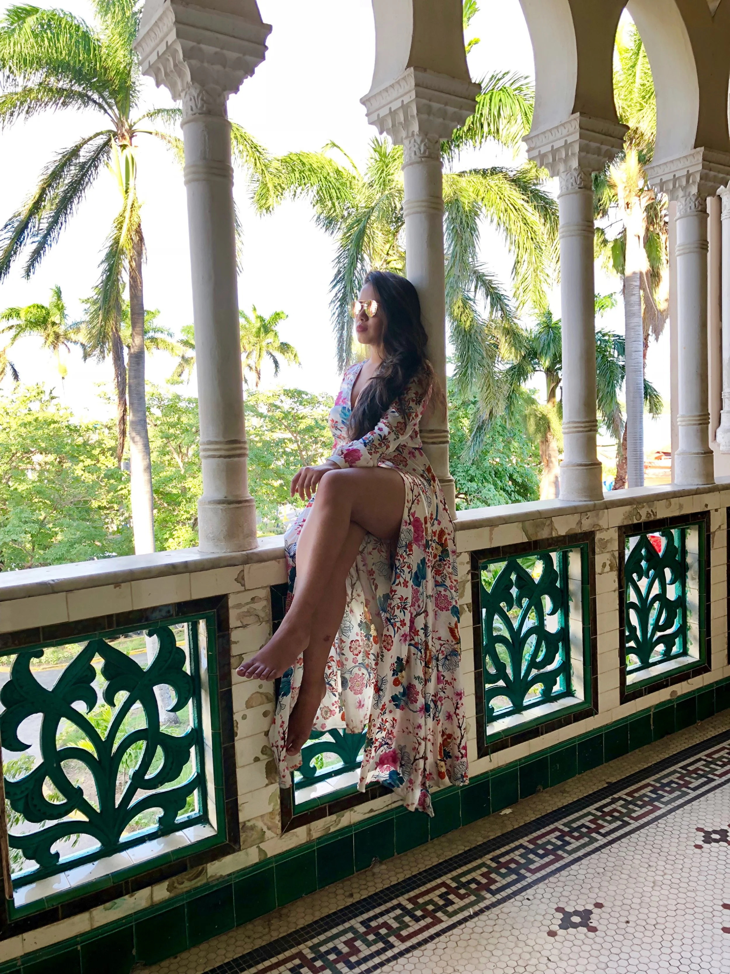 Sitting in the window of my palace