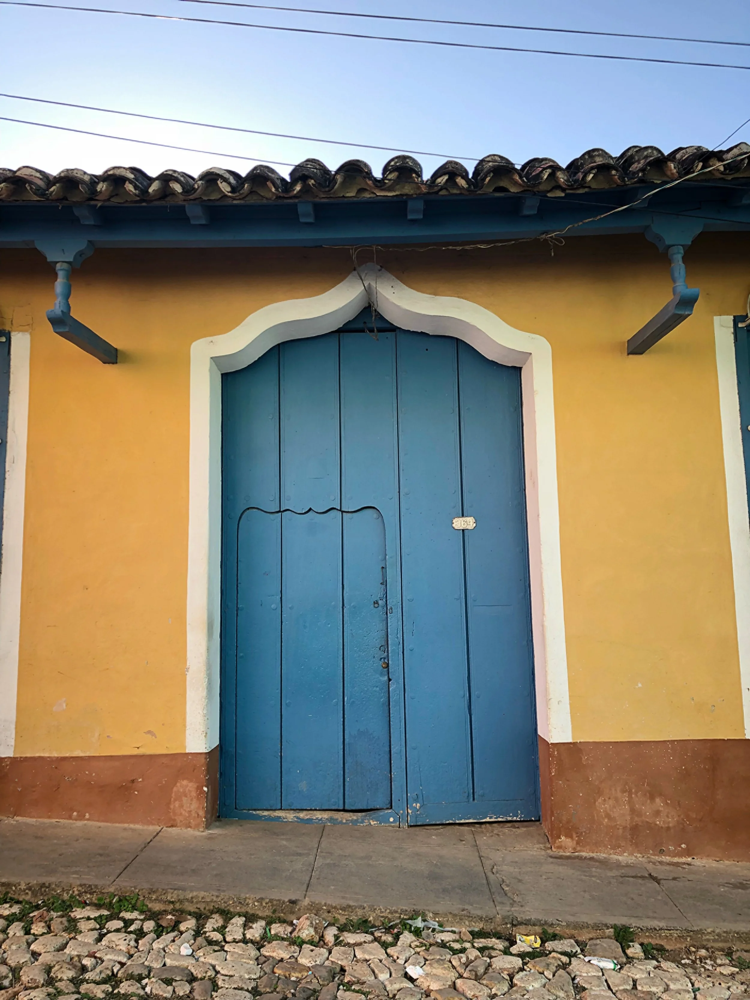 Pretty much all of the doors in Trinidad were like this!