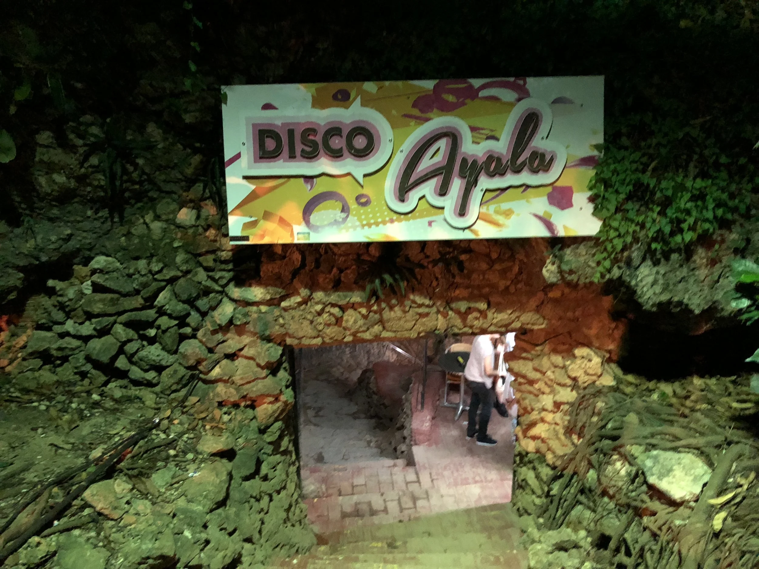 The entrance to "Las Cuevas"