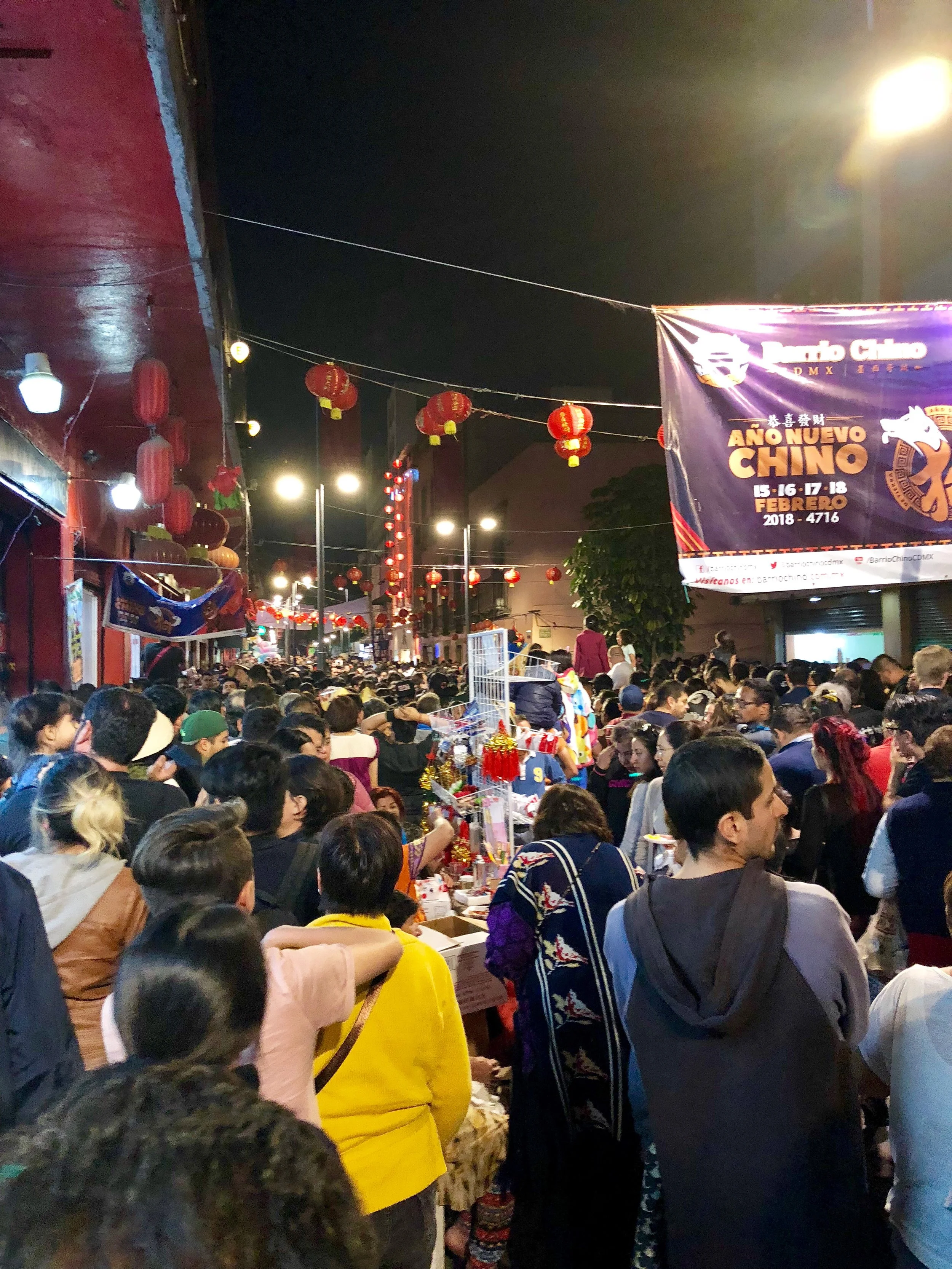 Lunar New Year celebration in El Barrio China aka Chinatown