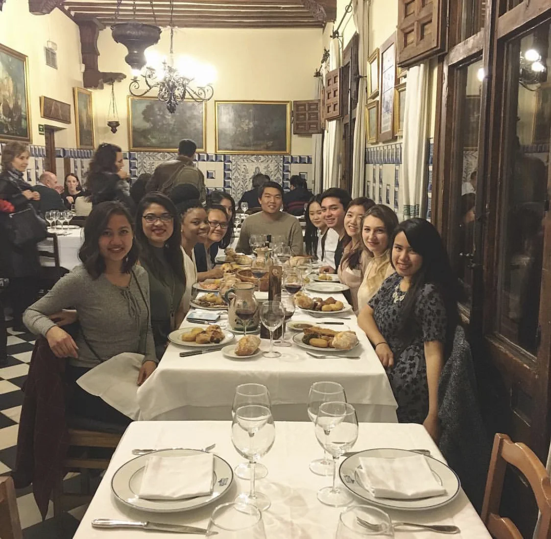 Celebrating Simone’s 21st at the oldest restaurant in the world!