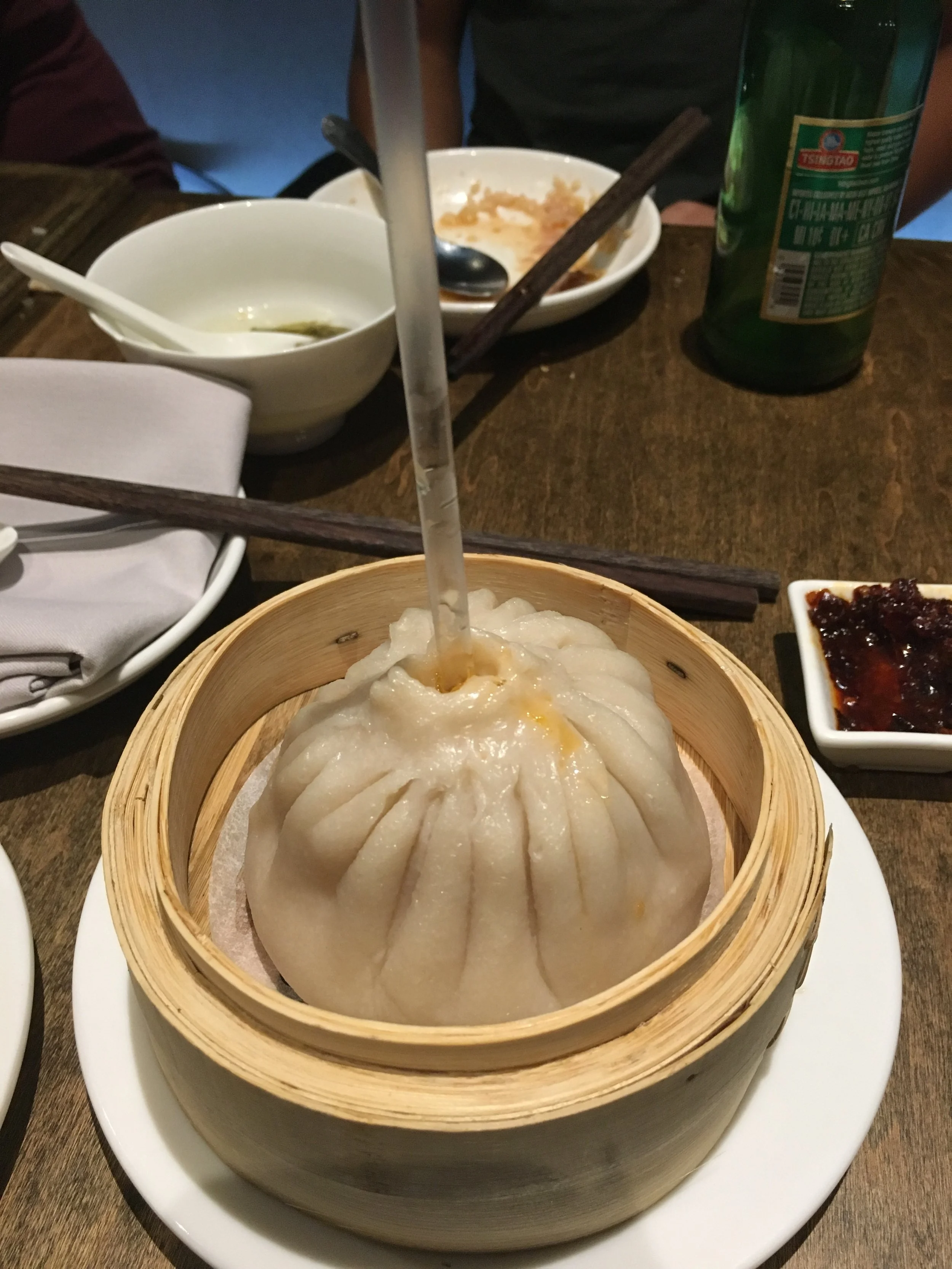 The giant soup dumpling at Little Alley
