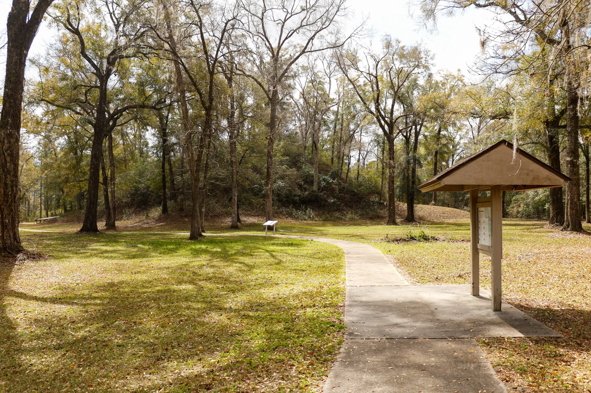 The Letchworth-Love Temple mound complex.