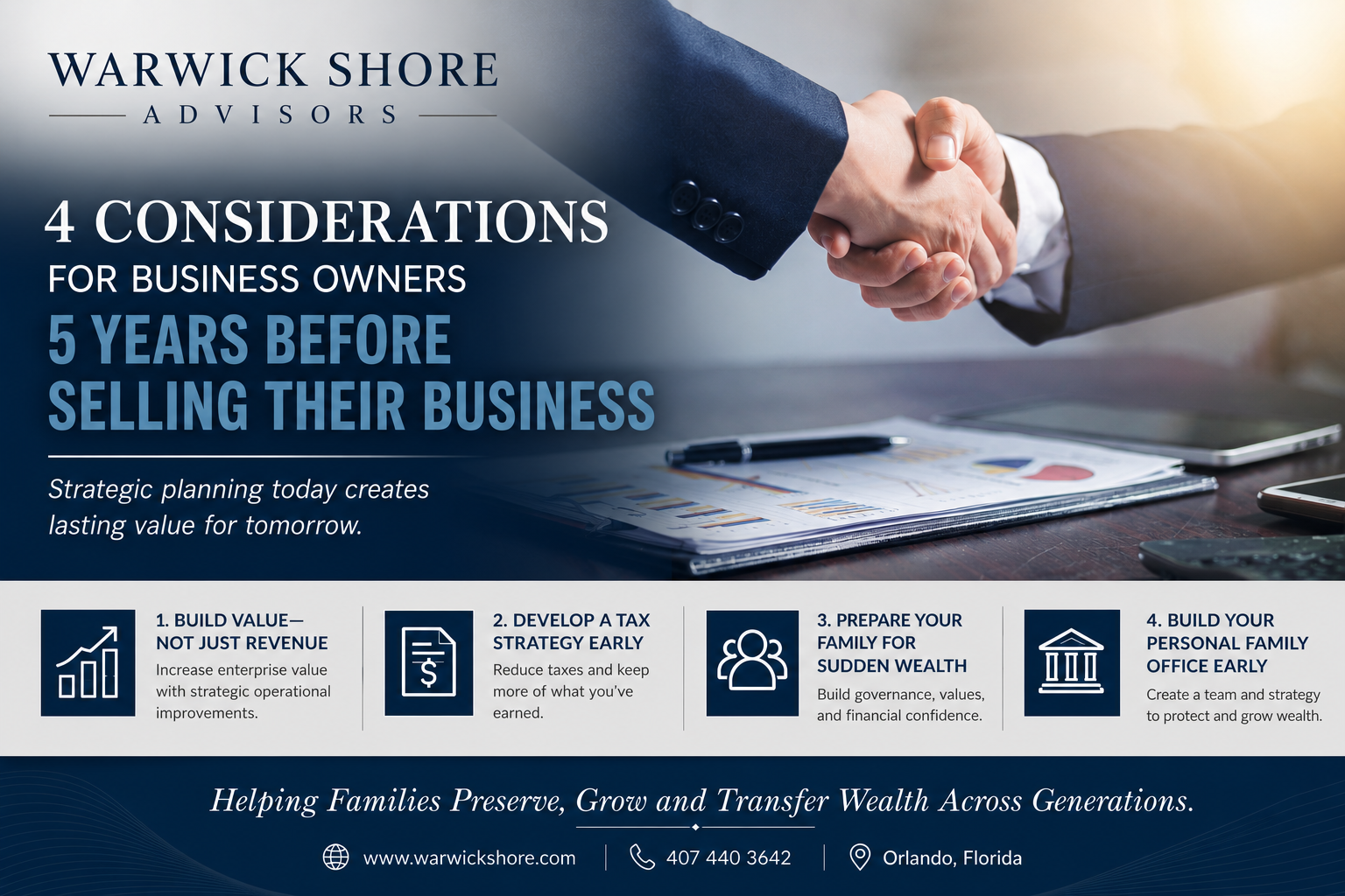 Four Critical Decisions Every Business Owner Should Make Five Years Before Selling Their Business