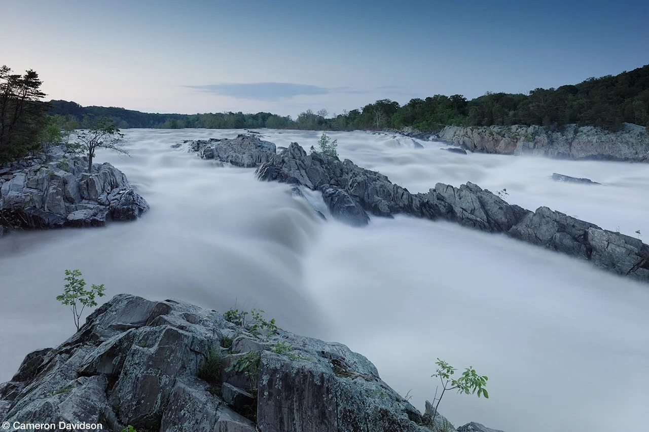 Long Exposure Blending | Great Falls of the Potomac River in Virginia