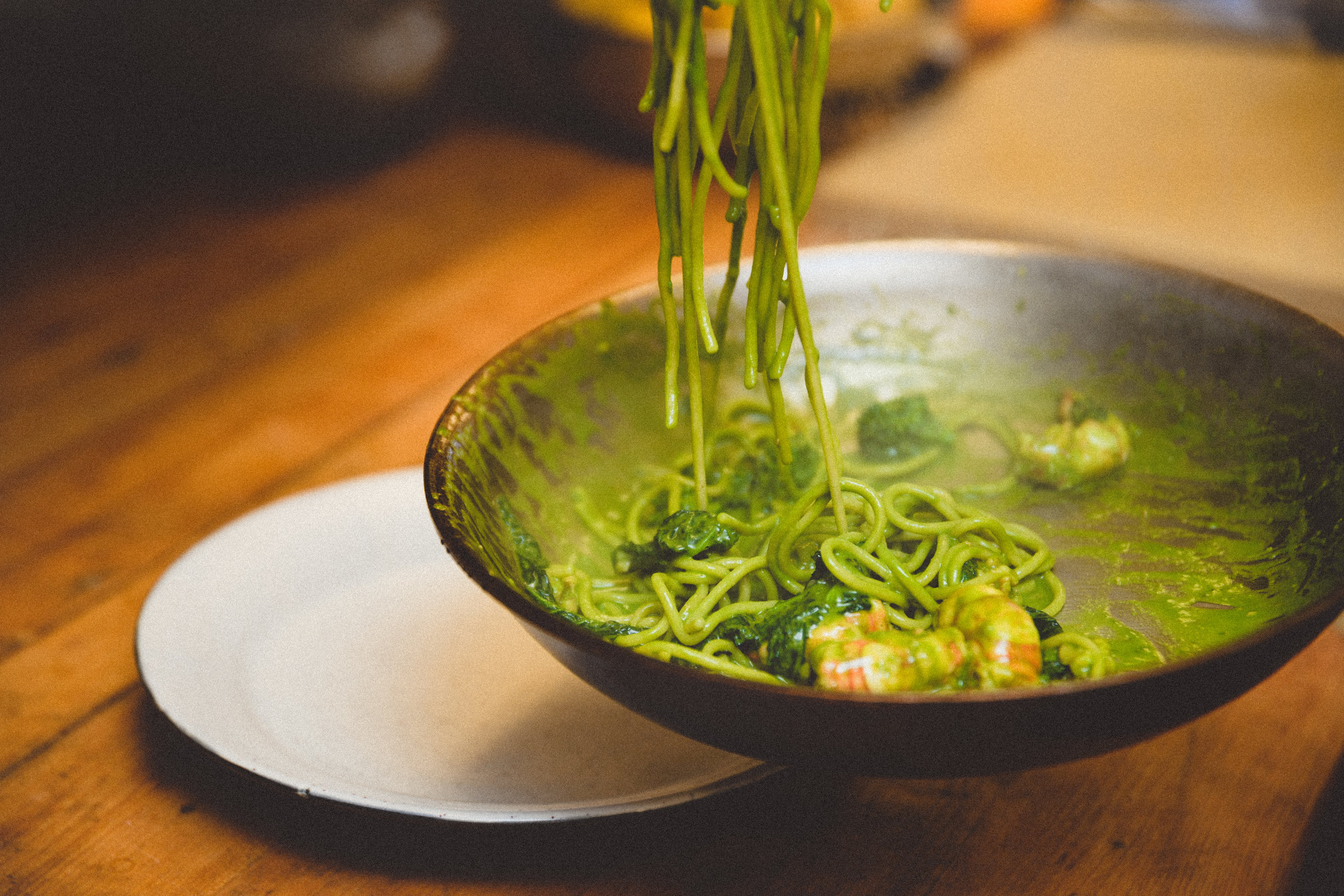 Spelt Spaghetti with Stonington Red Shrimp, Garlic Conserva, Broccolini Pesto, Walnuts, Pimenton Toasted Breadcrumbs (7).JPG