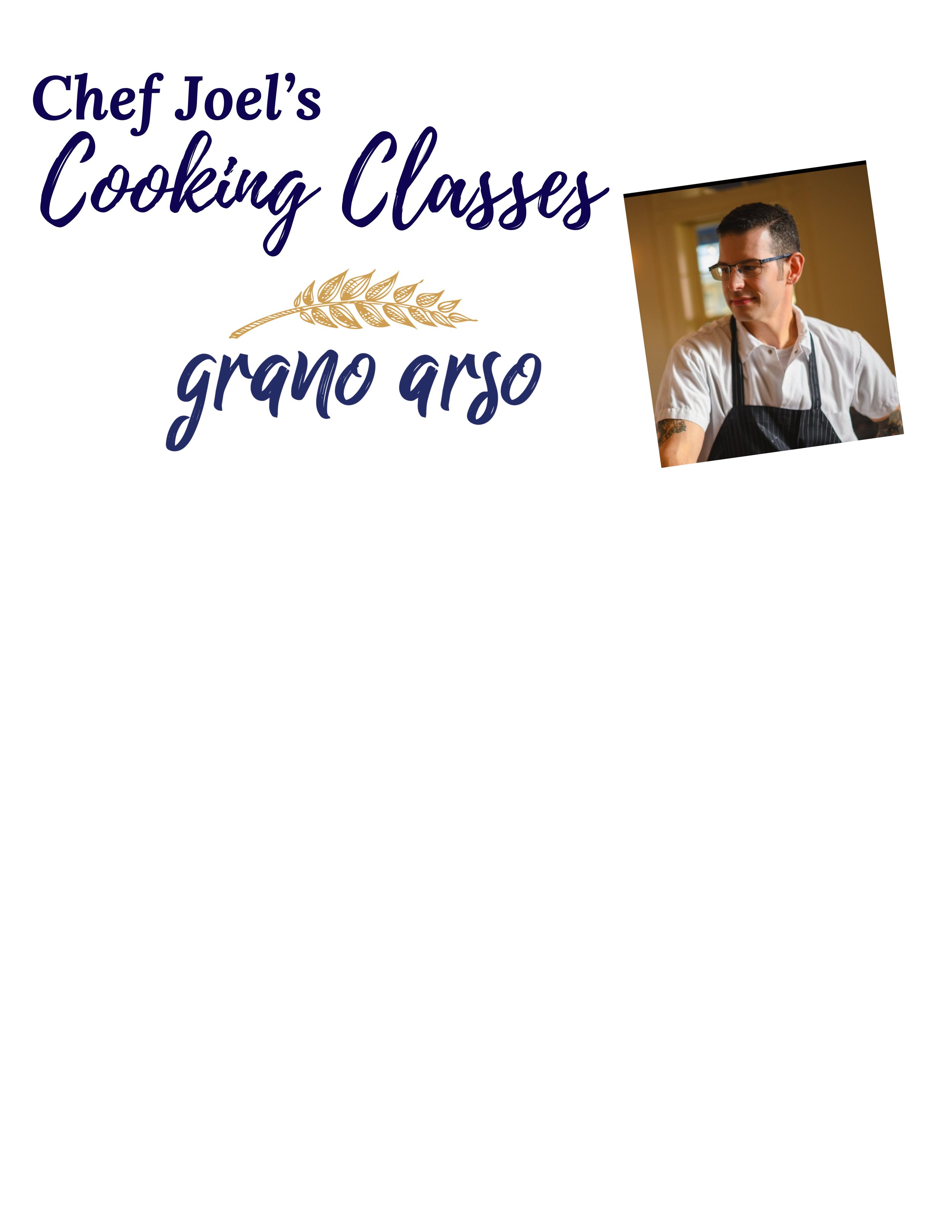 Pasta Making Friday 10/25/24 1200pm — Grano Arso