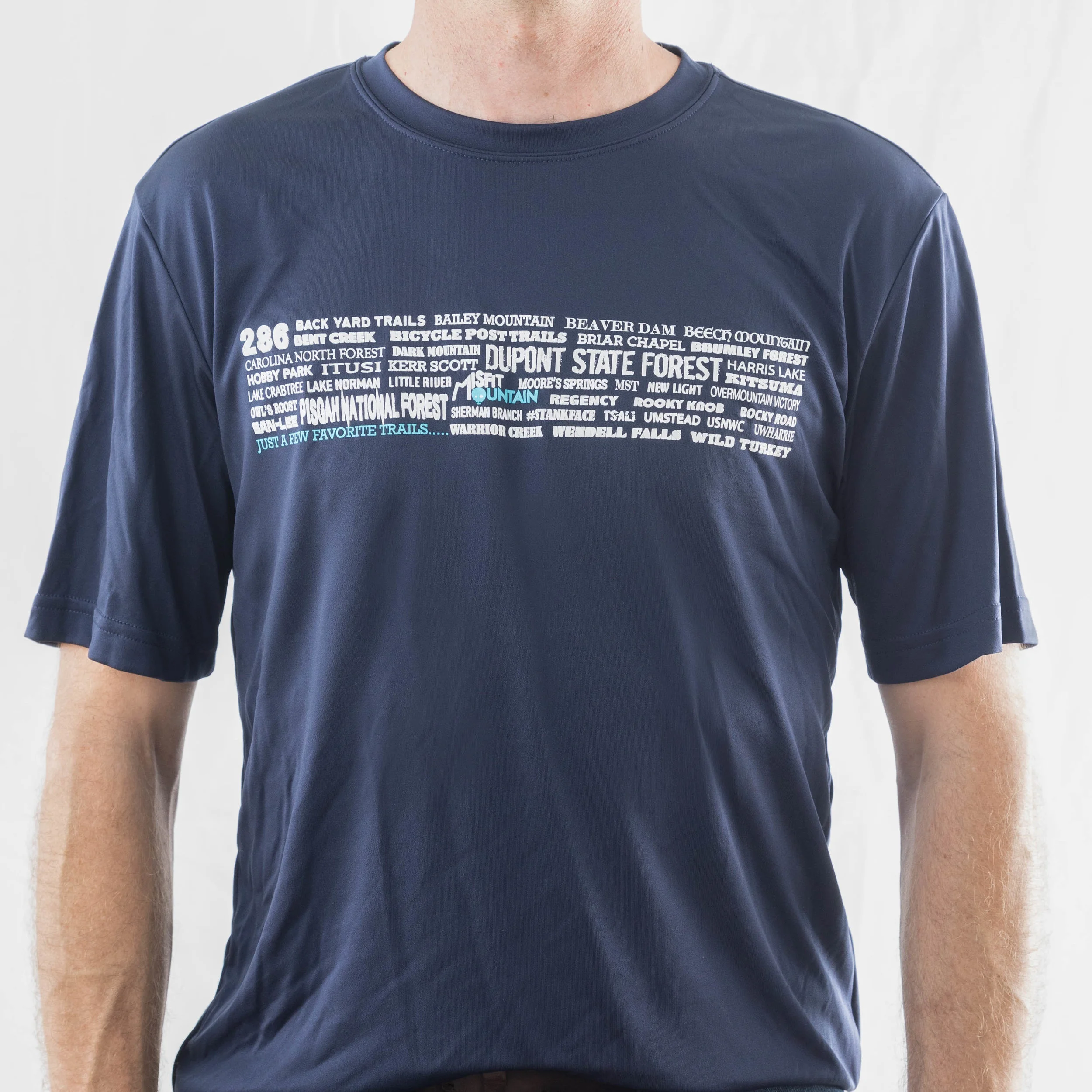 Mens Mountain Bike Favorite Trails Jersey Navy Misfit Mountain