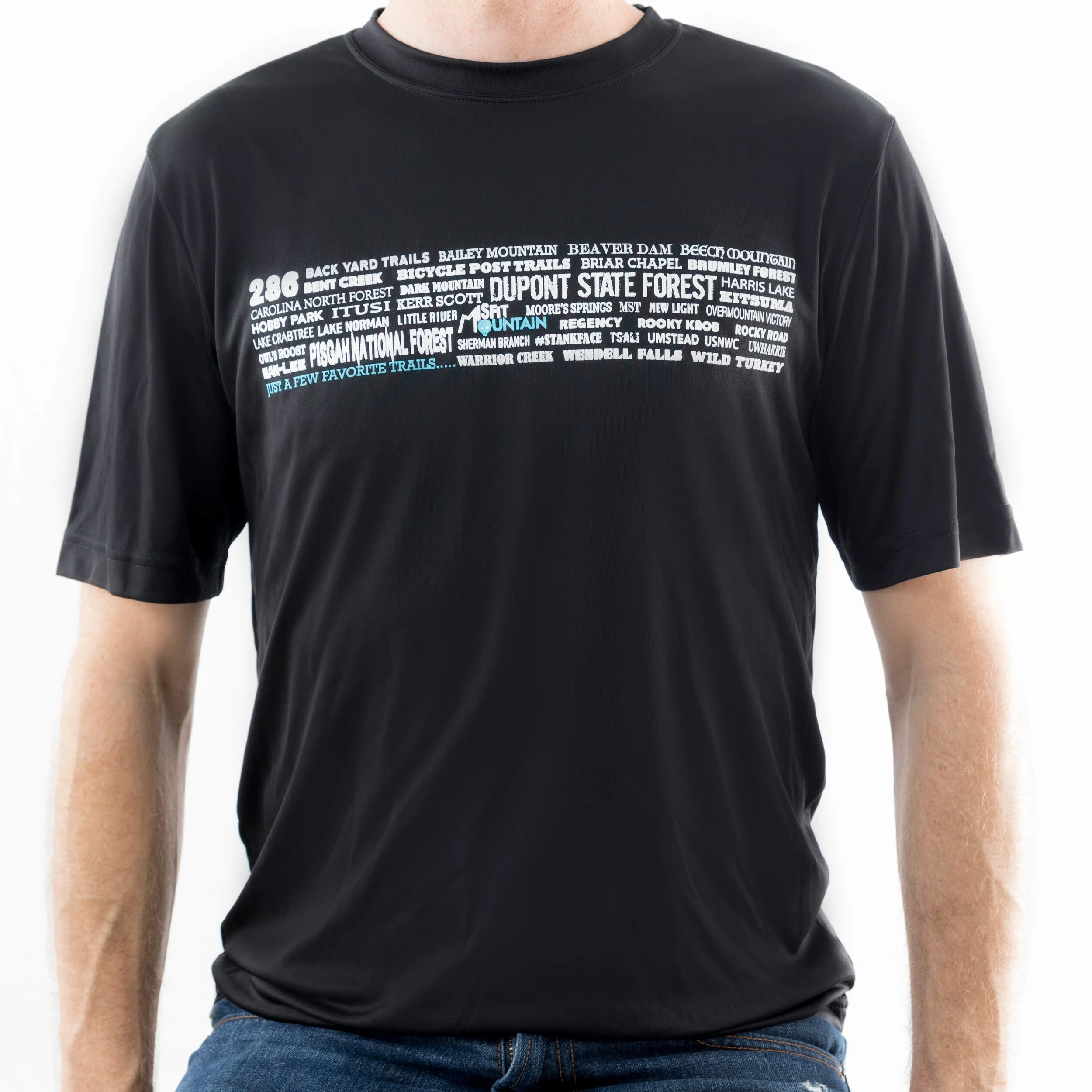 Mens Mountain Bike Favorite Trails Jersey Black Misfit Mountain