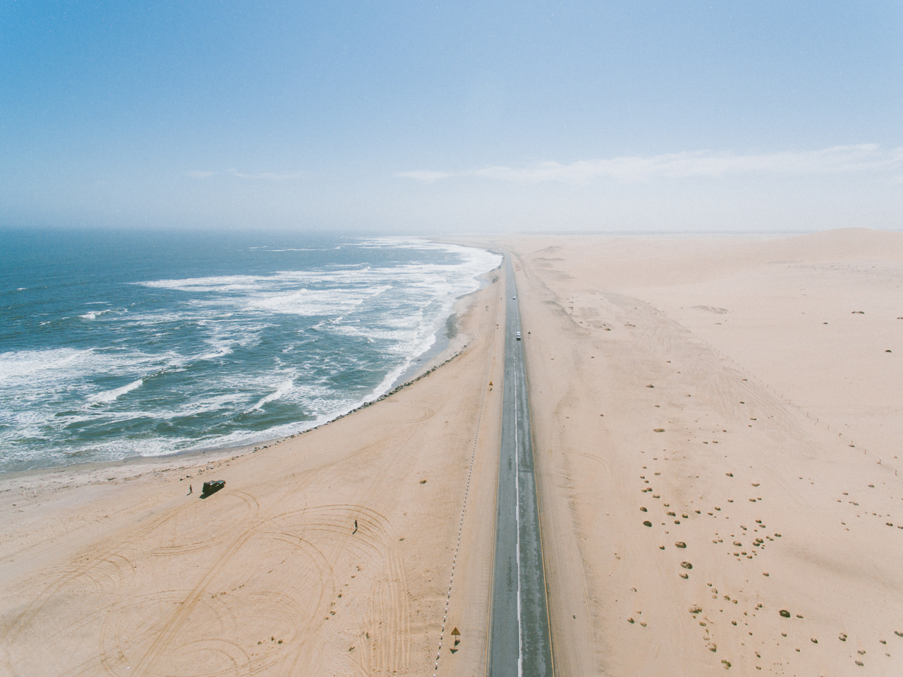  The Namibian desert meets the Atlantic ocean. Swakopmund 