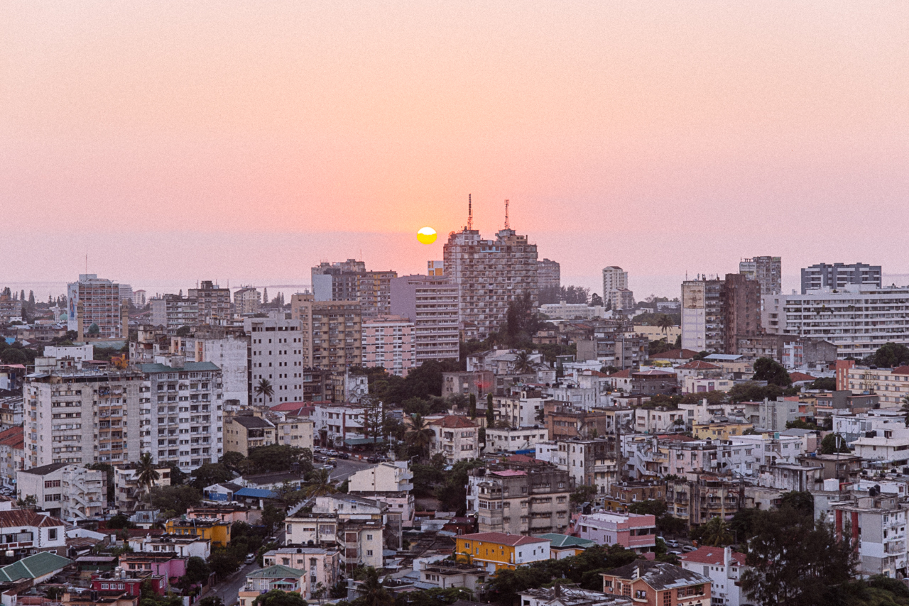  Aerial view of Maputo 