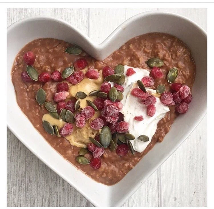 Cacao and ginger porridge 