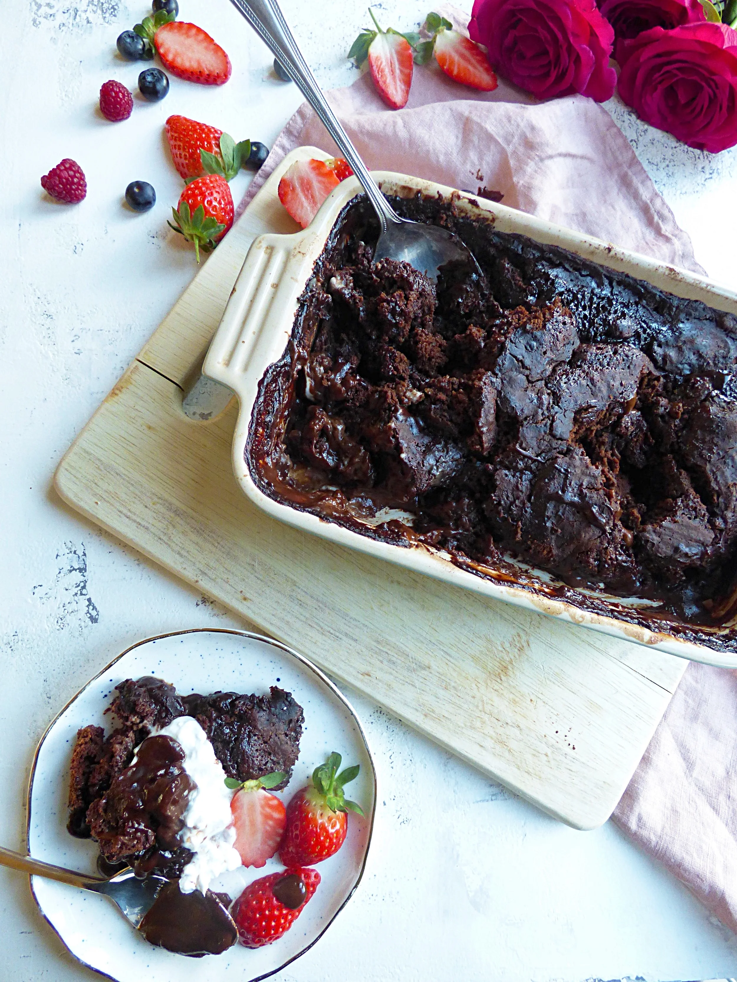 Self Saucing chocolate pudding