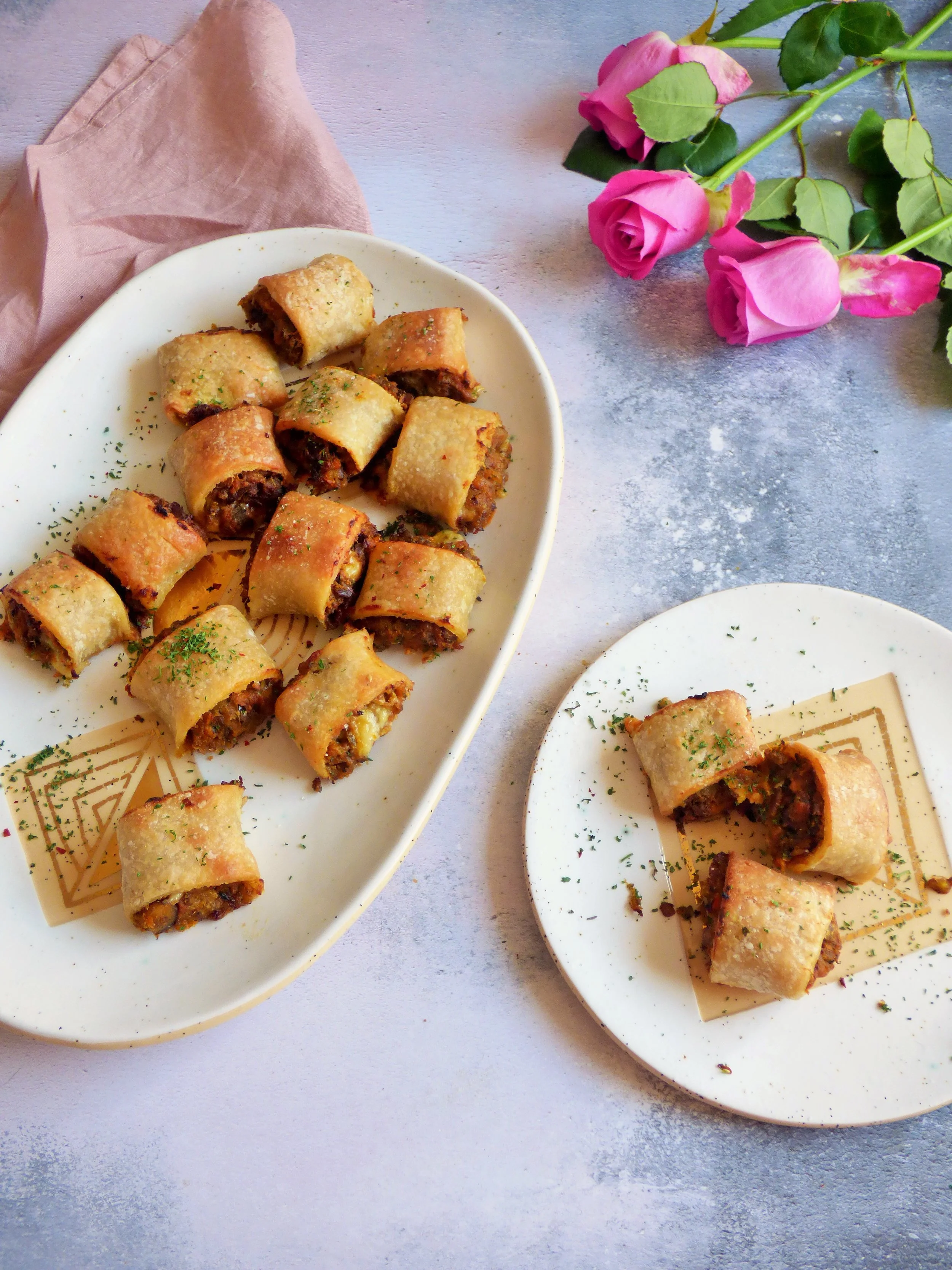 Low fodmap vegan picnic rolls