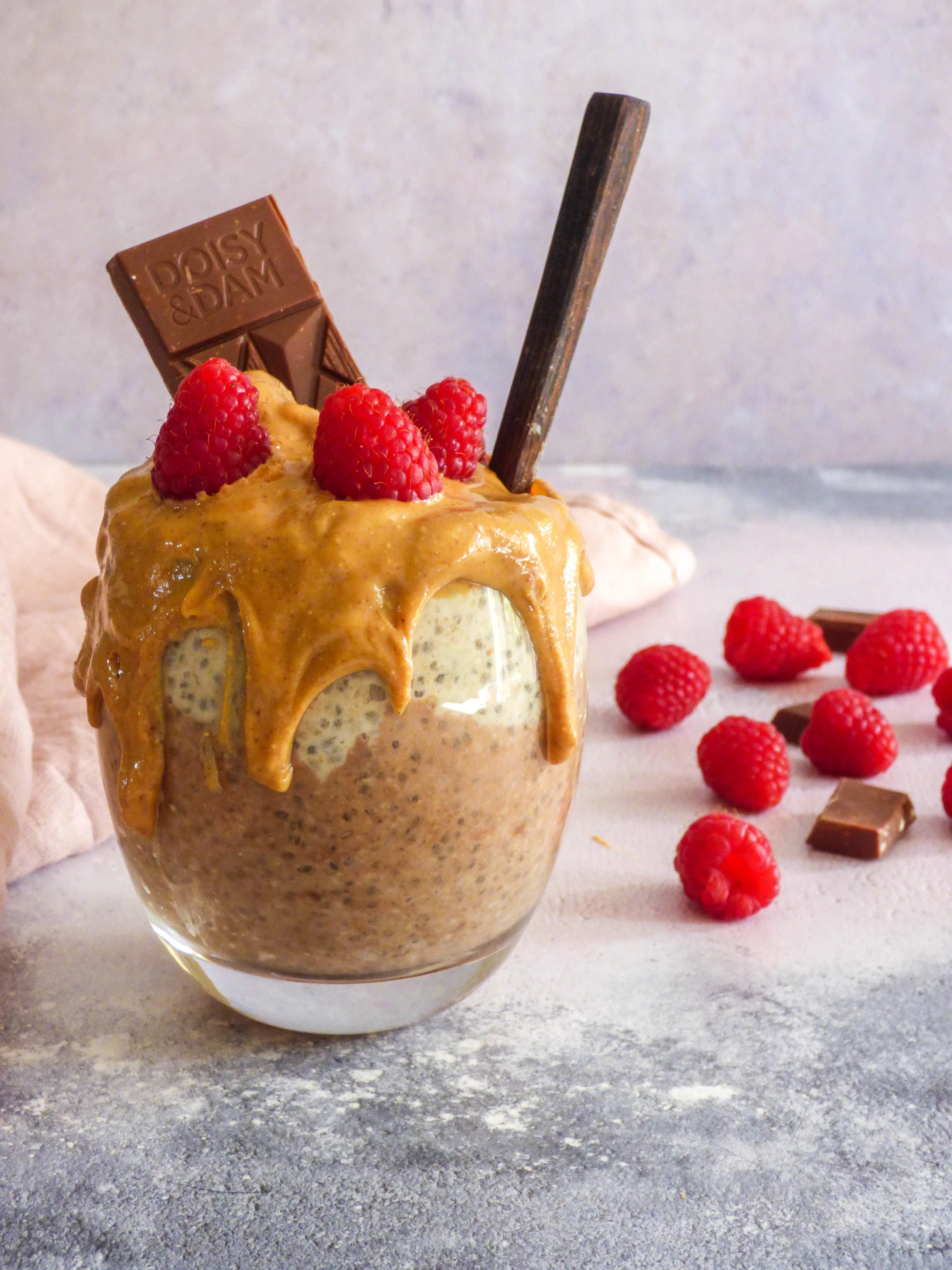 Cacao And Peanut Butter Chia Oats Holly Tree Kitchen