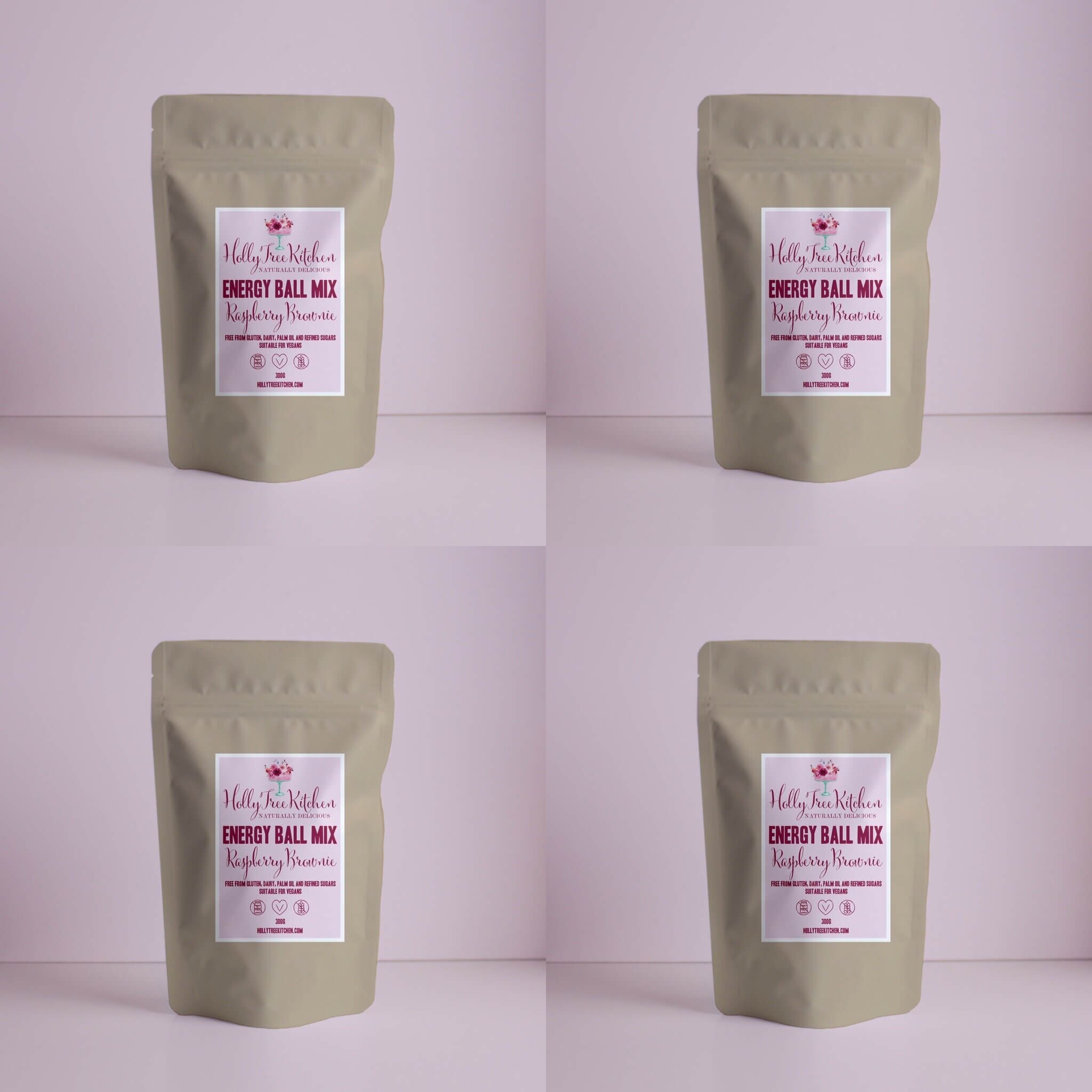 Vegan, refined sugar free and gluten free energy ball mix. Made in Cheshire. UK nationwide delivery. Bundle. discount. raspberry brownie