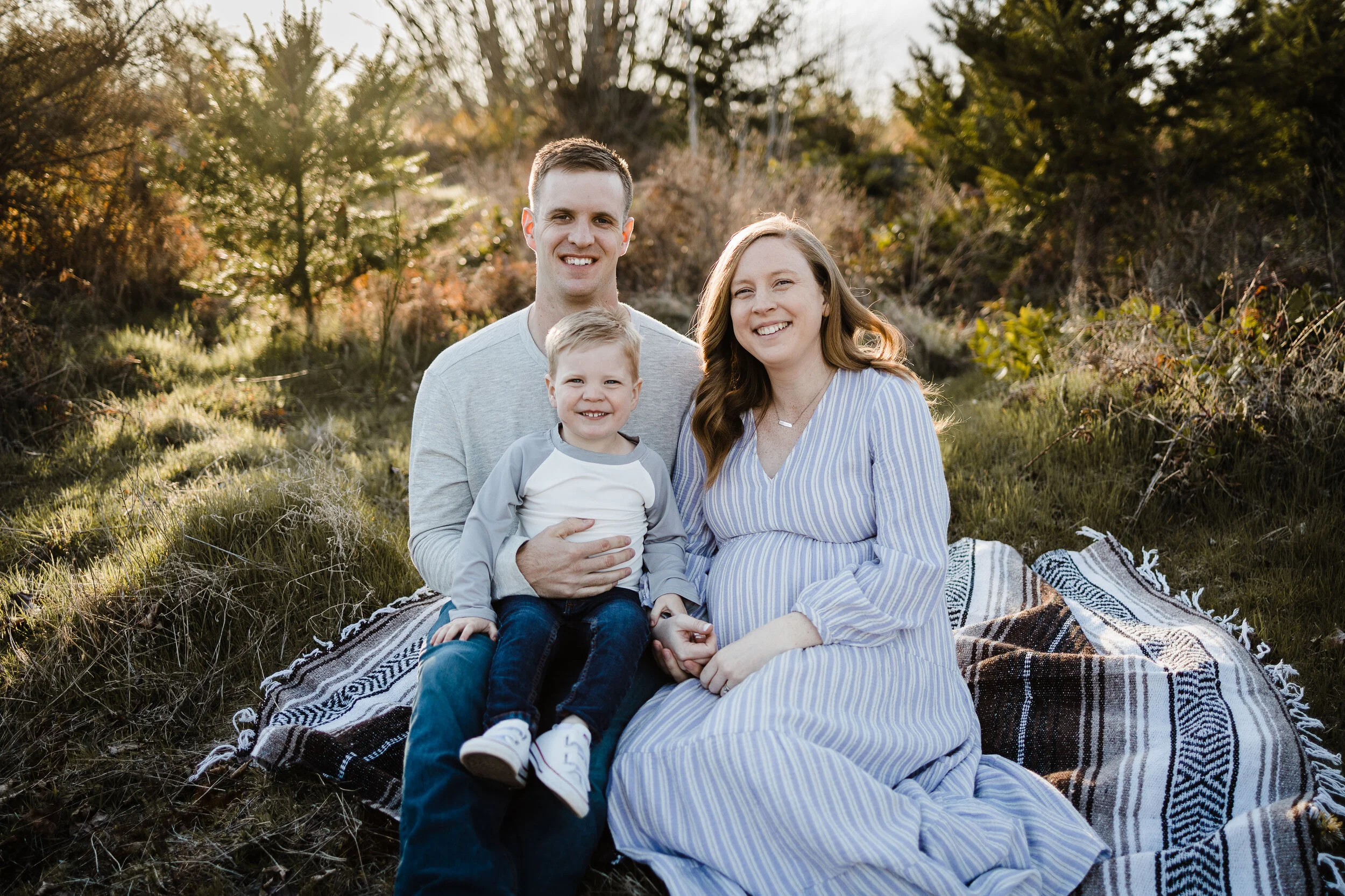 Sunset family photo session under Mount Rainer, Buckley, WA Family Photographer, Brooke Holliday Photography