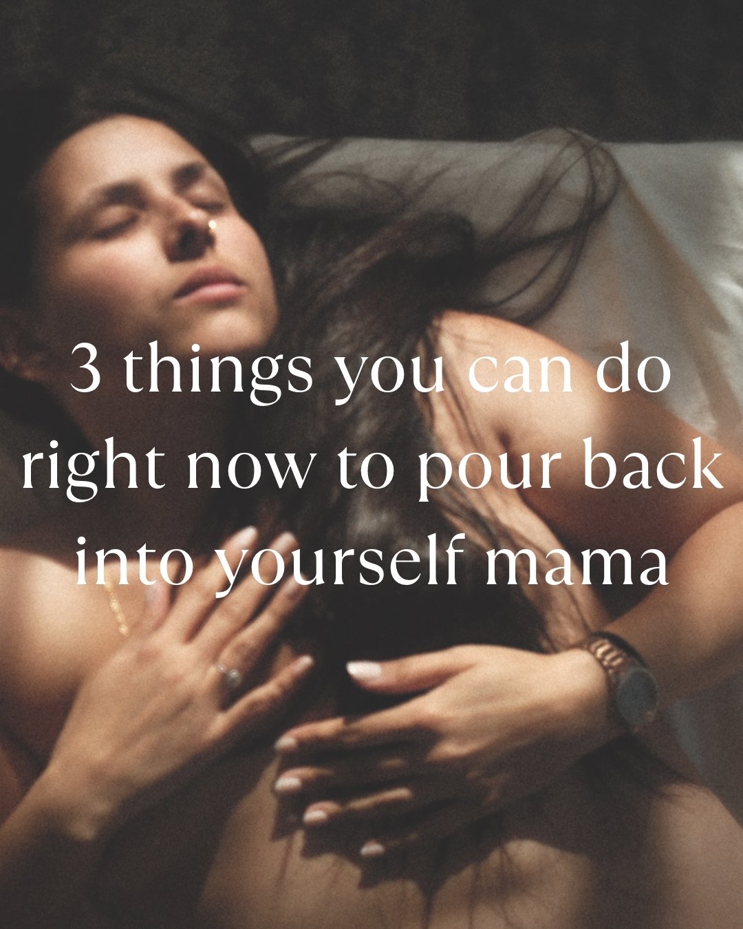 Scroll through these slides for 3 easy tips for caring for yourself as an overwhelmed mom! 

We all need mini outlets to pour into ourselves so that we can give our babies what they need to grow into self aware regulated people. 

For a more in-depth
