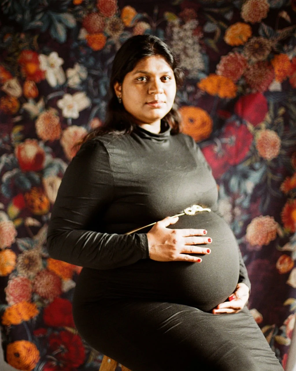 Motherhood Photography Seattle, film photography portrait