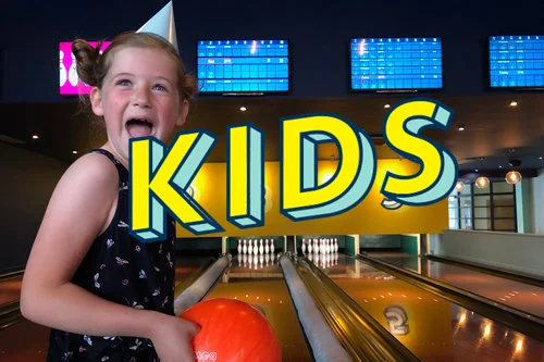KIDS PARTY / £12pp A game of bowling, Kids Main, Ice Cream & Unlimited Cordial. We reserve and decorate a booth for your party. Bring your own cake. Anytime before 7pm. Click here to view our Kids Menu. Book Now.