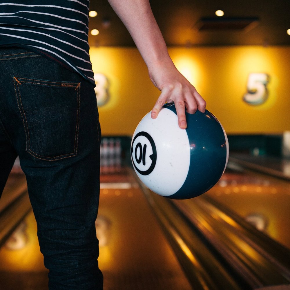 Bowling lanes at Bowling House