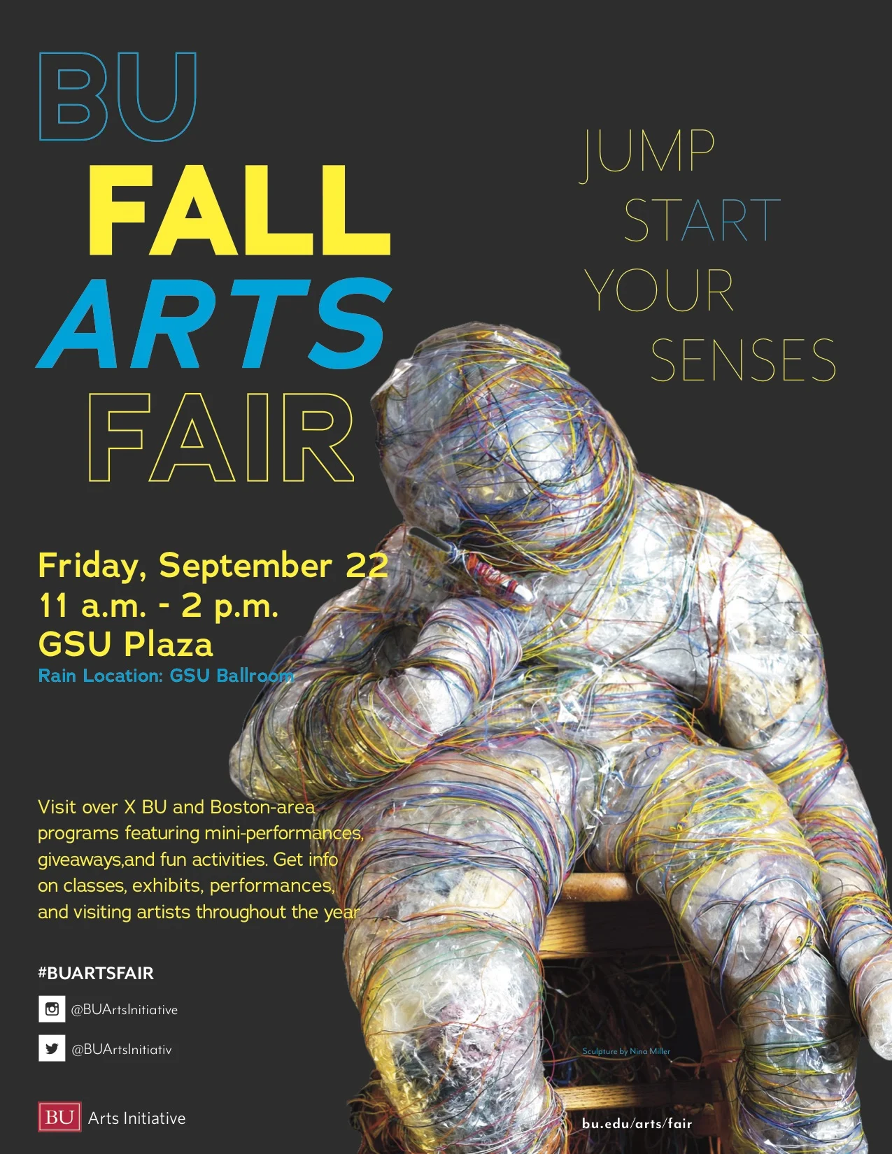 BU Fall Arts Fair Poster