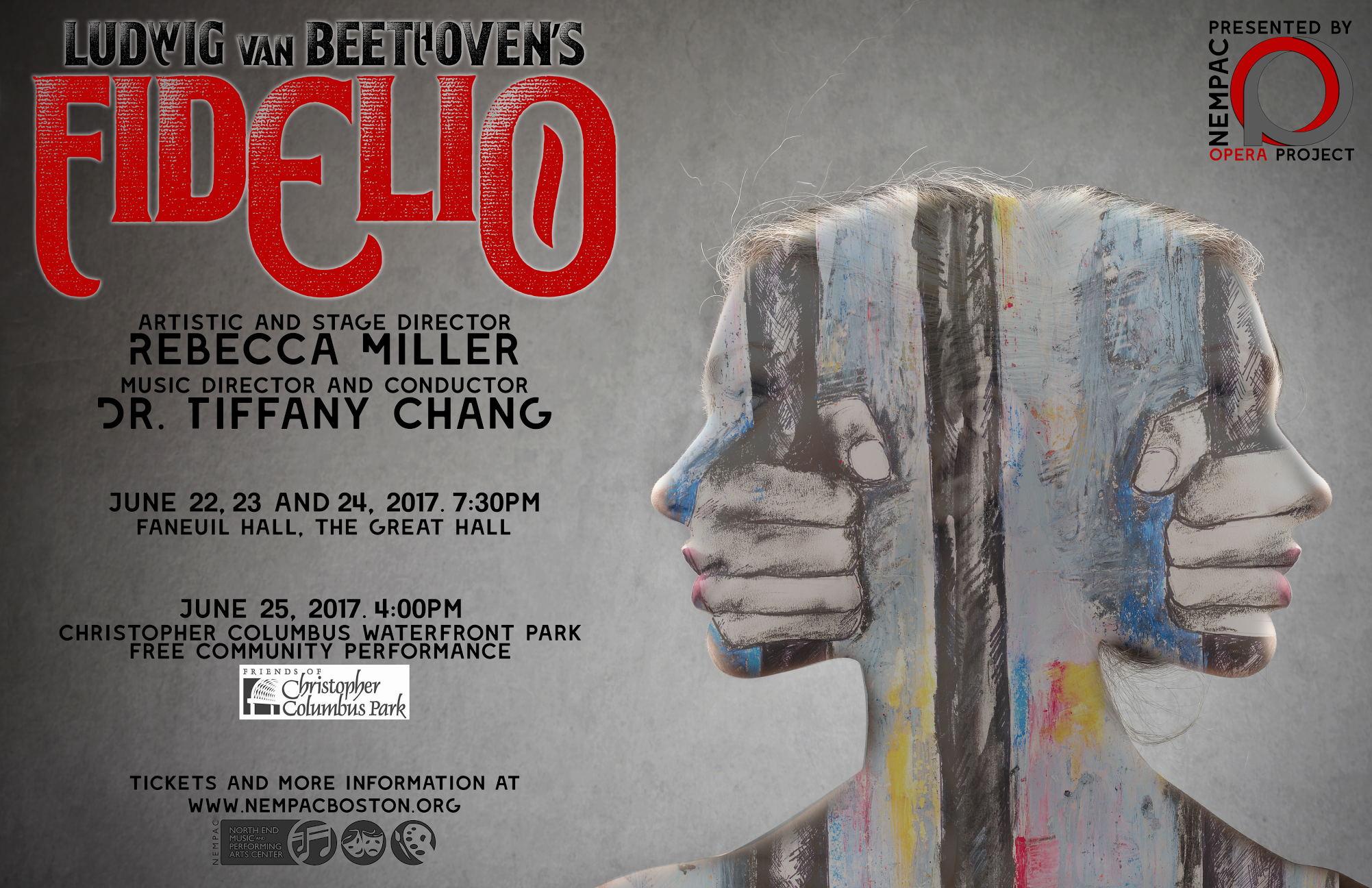 The Opera "Fidelio" poster, banner and program