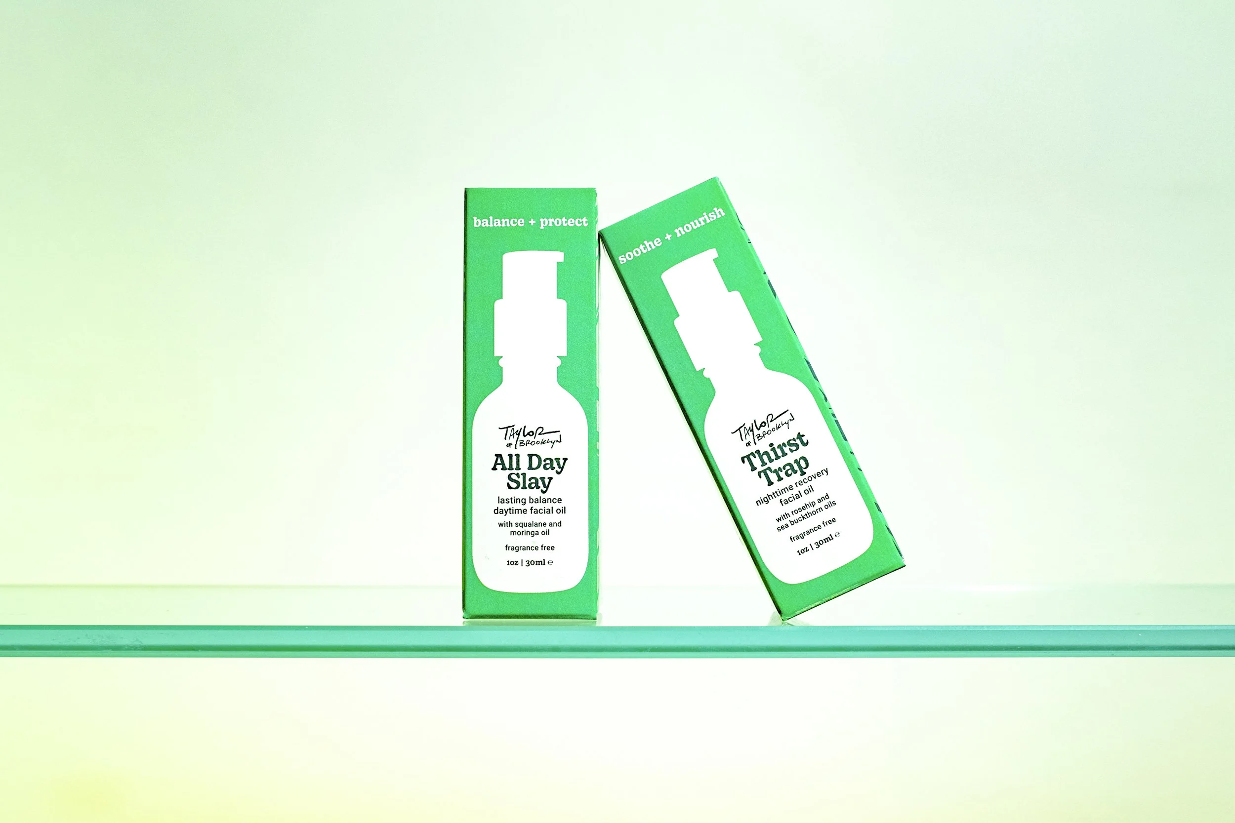  Branding, packaging, social, and product design for a nature led indie skincare brand focused on easy to understand barrier protection 